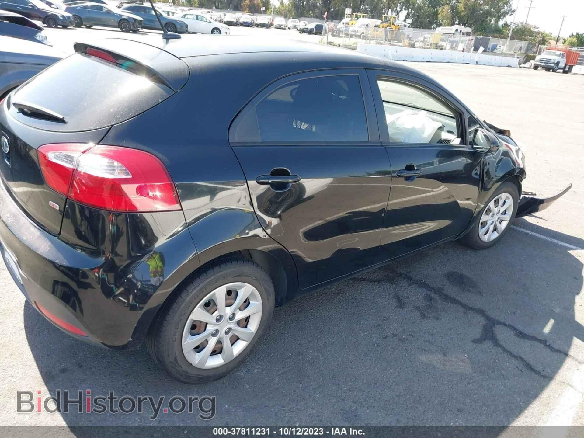 2013 KIA RIO - VIN: KNADM5A38D6280701 - Фото 4