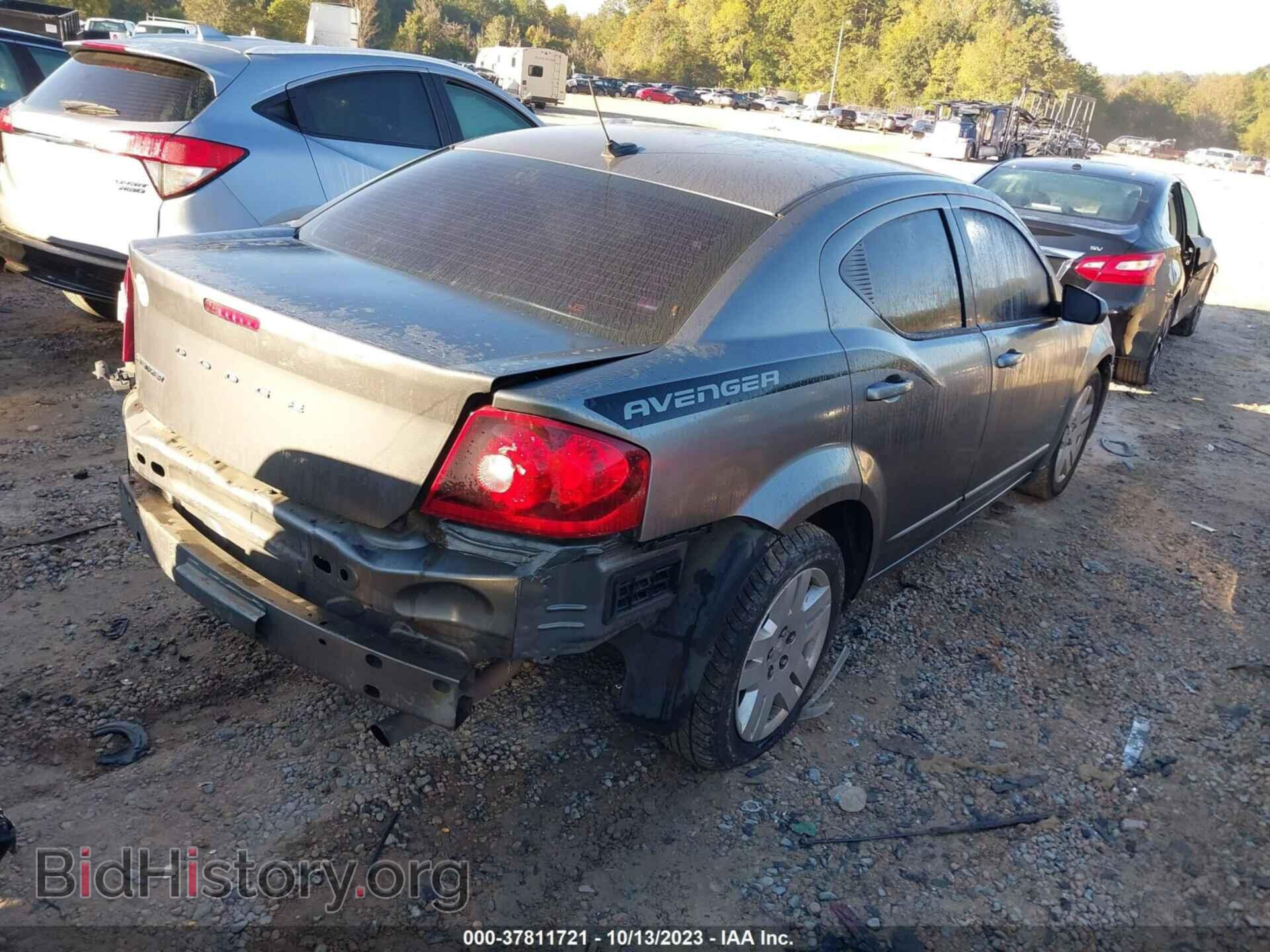 2012 DODGE AVENGER - VIN: 1C3CDZAB2CN231158 - Фото 4