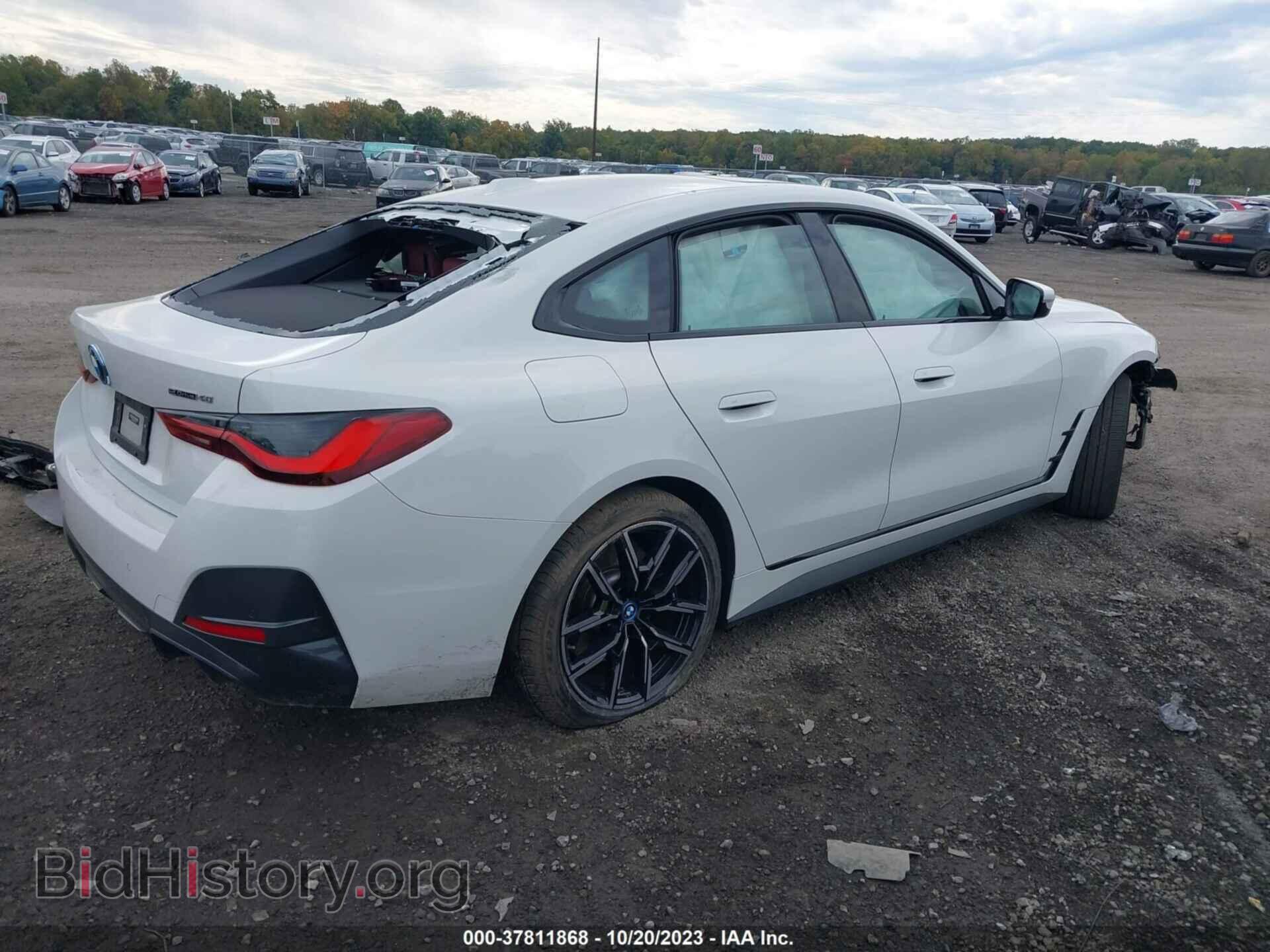 2023 BMW I4 - VIN: WBY73AW00PFN75367 - Фото 4
