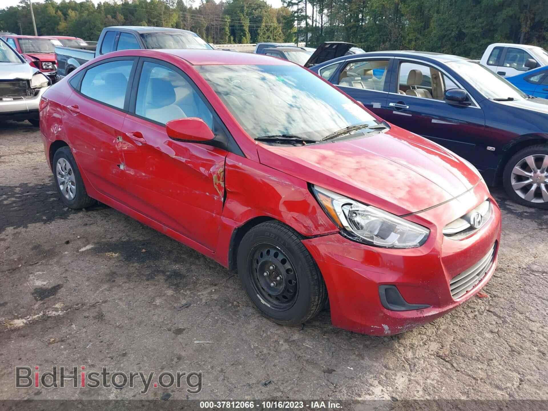 Photo KMHCT4AE5GU134233 - HYUNDAI ACCENT 2016