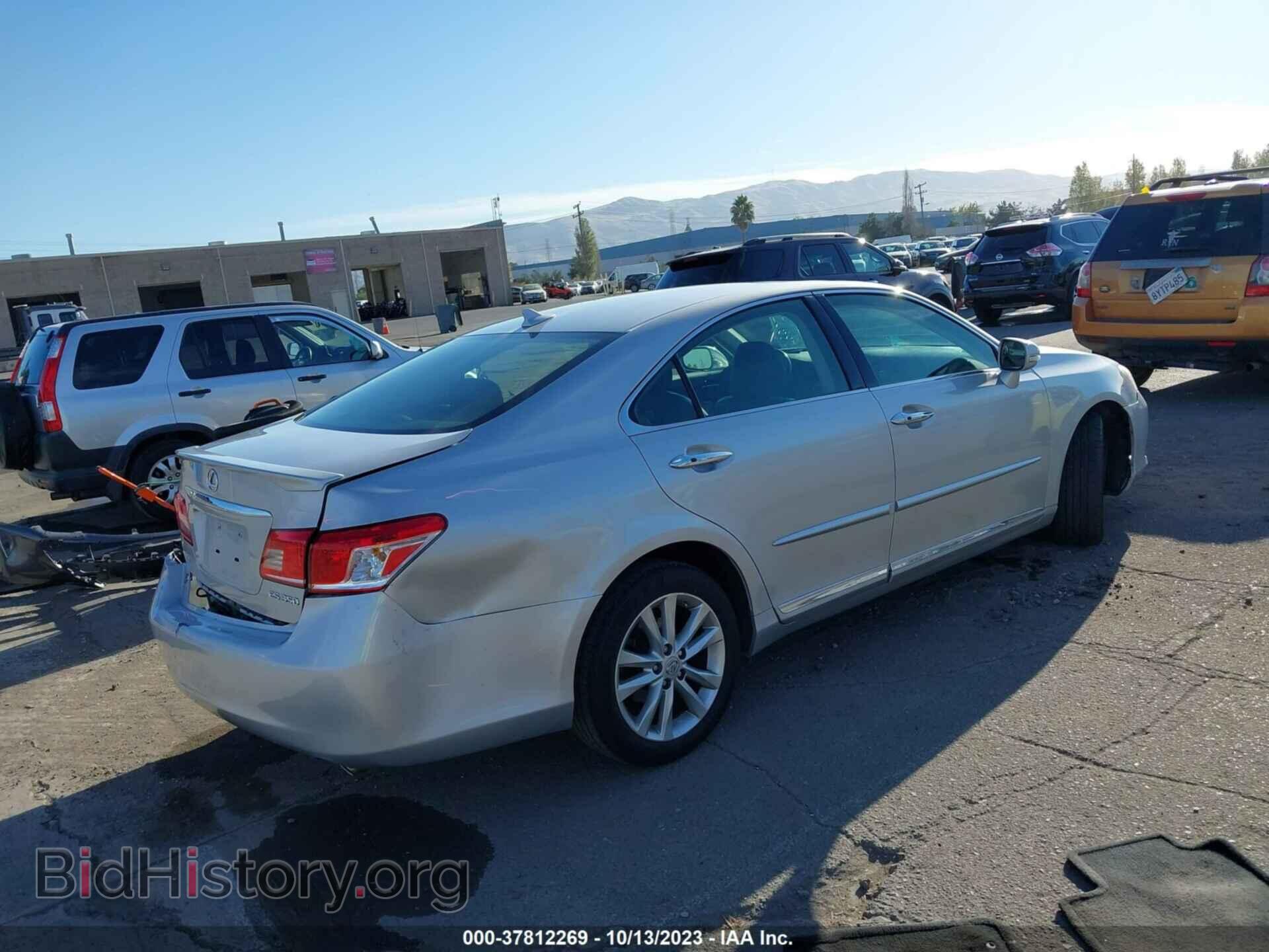 2012 LEXUS ES 350 - VIN: JTHBK1EGXC2485592 - Фото 4