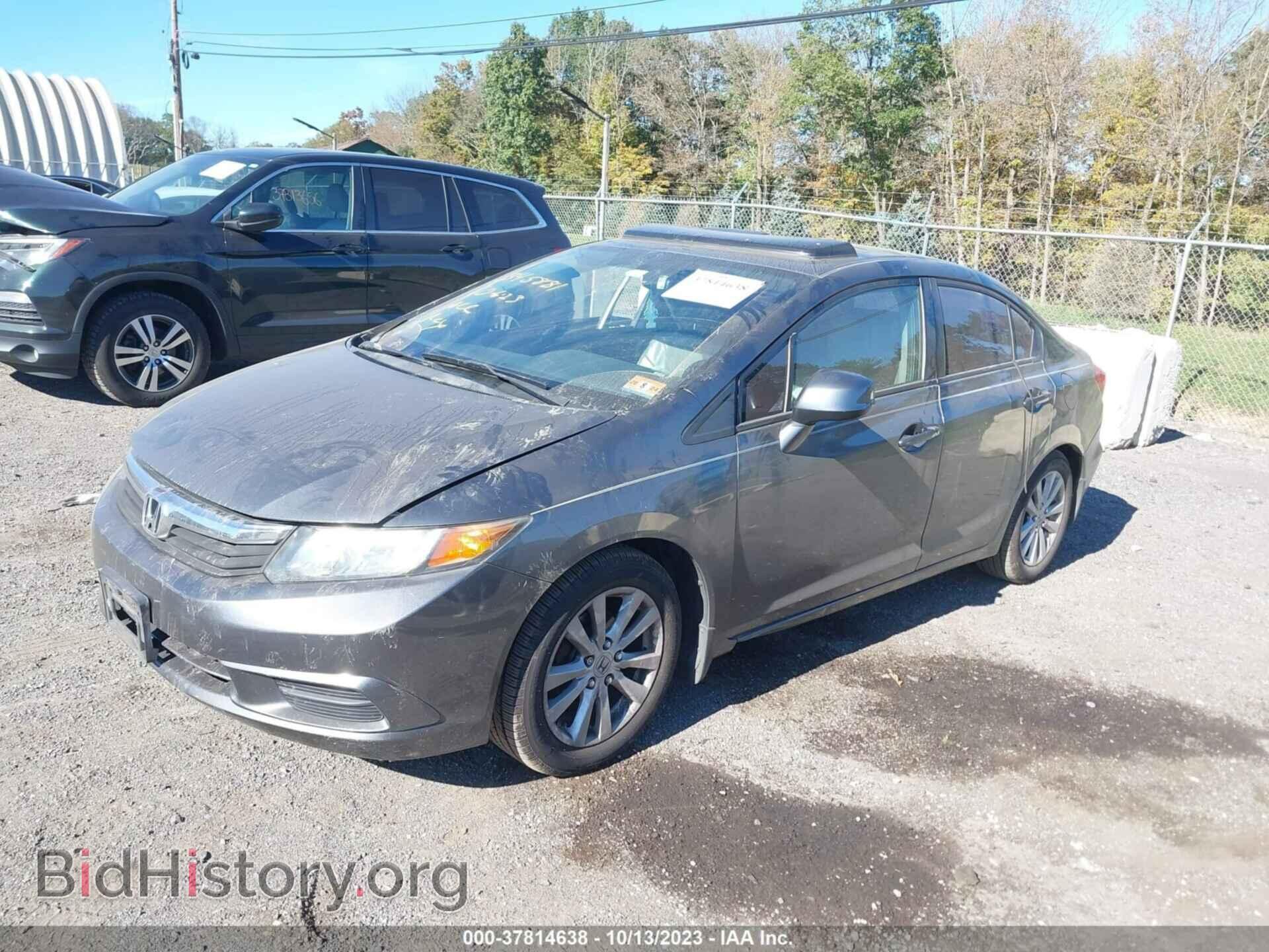 2012 HONDA CIVIC SDN - VIN: 2HGFB2F94CH307792 - Фото 2