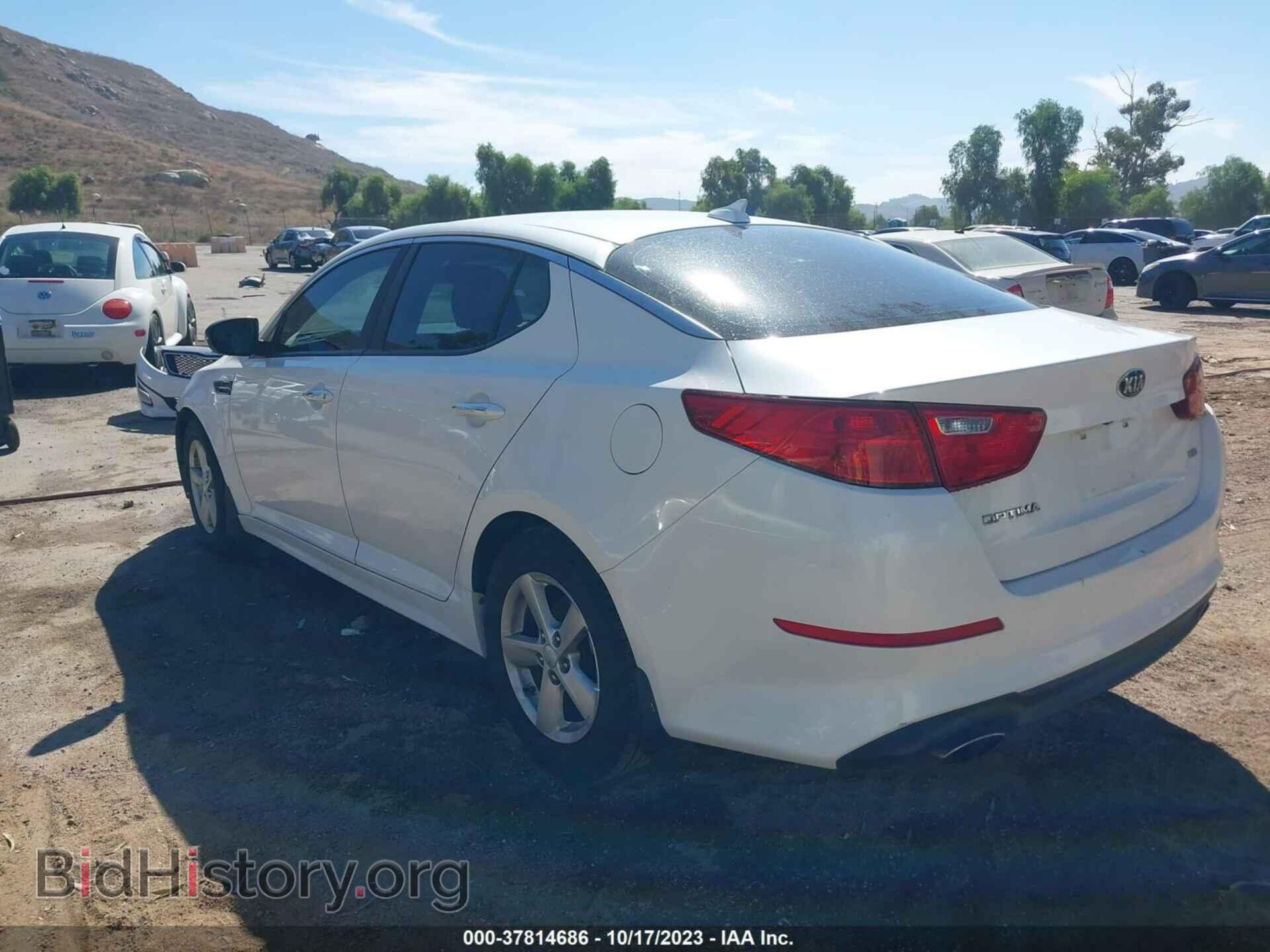 2015 KIA OPTIMA - VIN: KNAGM4A71F5650101 - Фото 3