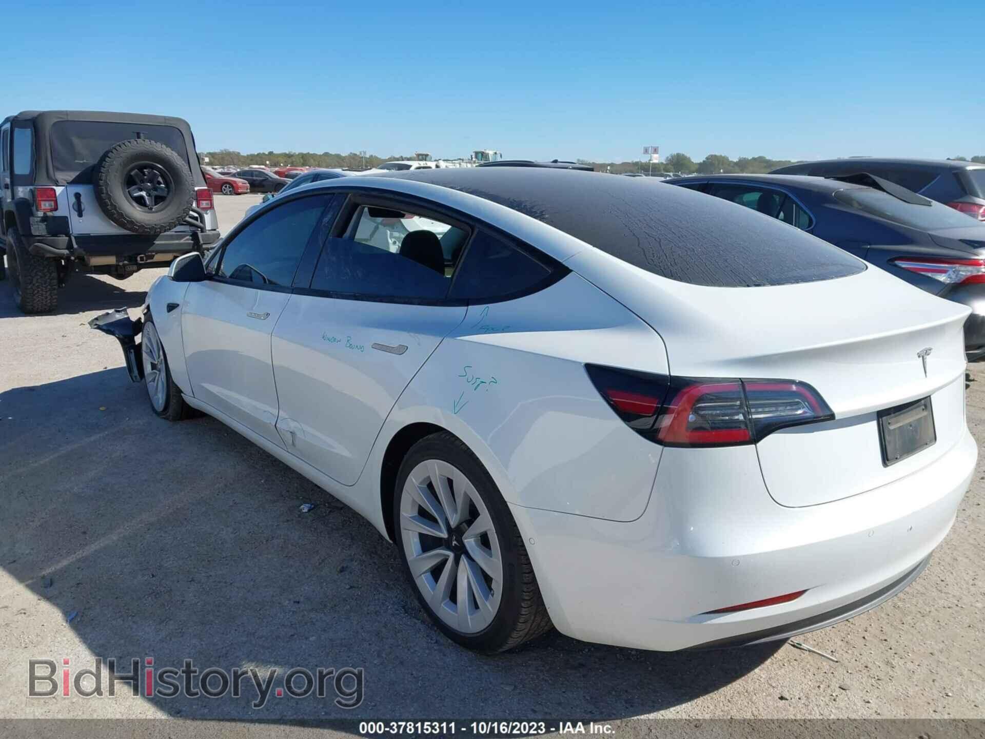 2021 TESLA MODEL 3 - VIN: 5YJ3E1EA5MF058134 - Фото 3