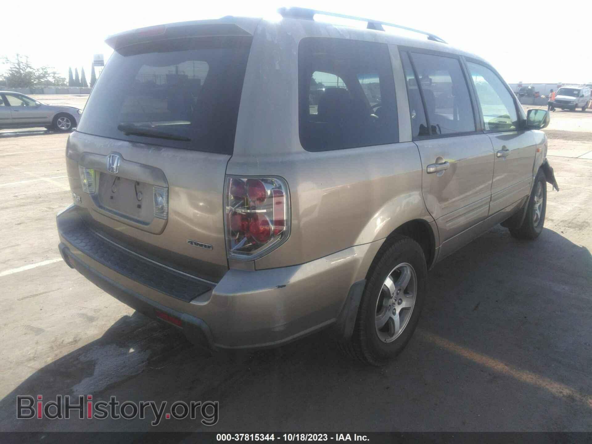 2007 HONDA PILOT - VIN: 2HKYF186X7H503032 - Фото 4