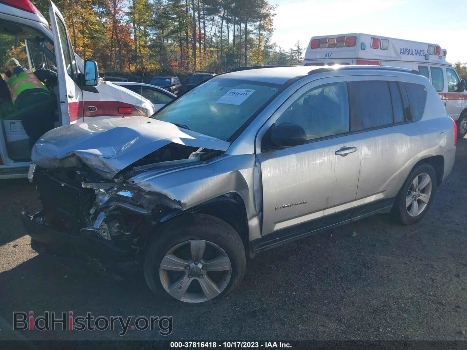 2012 JEEP COMPASS - VIN: 1C4NJDBB1CD522917 - Фото 2