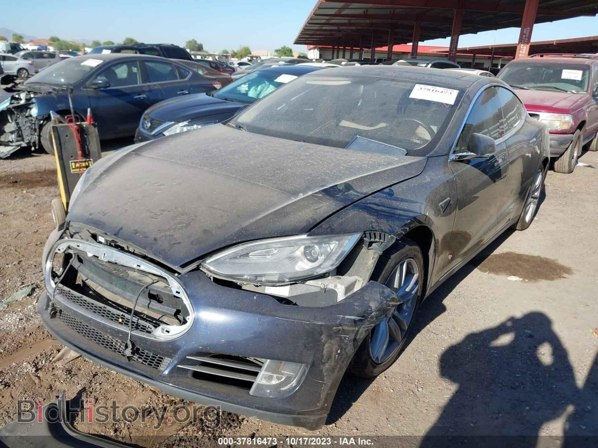 2014 TESLA MODEL S - VIN: 5YJSA1H13EFP52874 - Фото 2