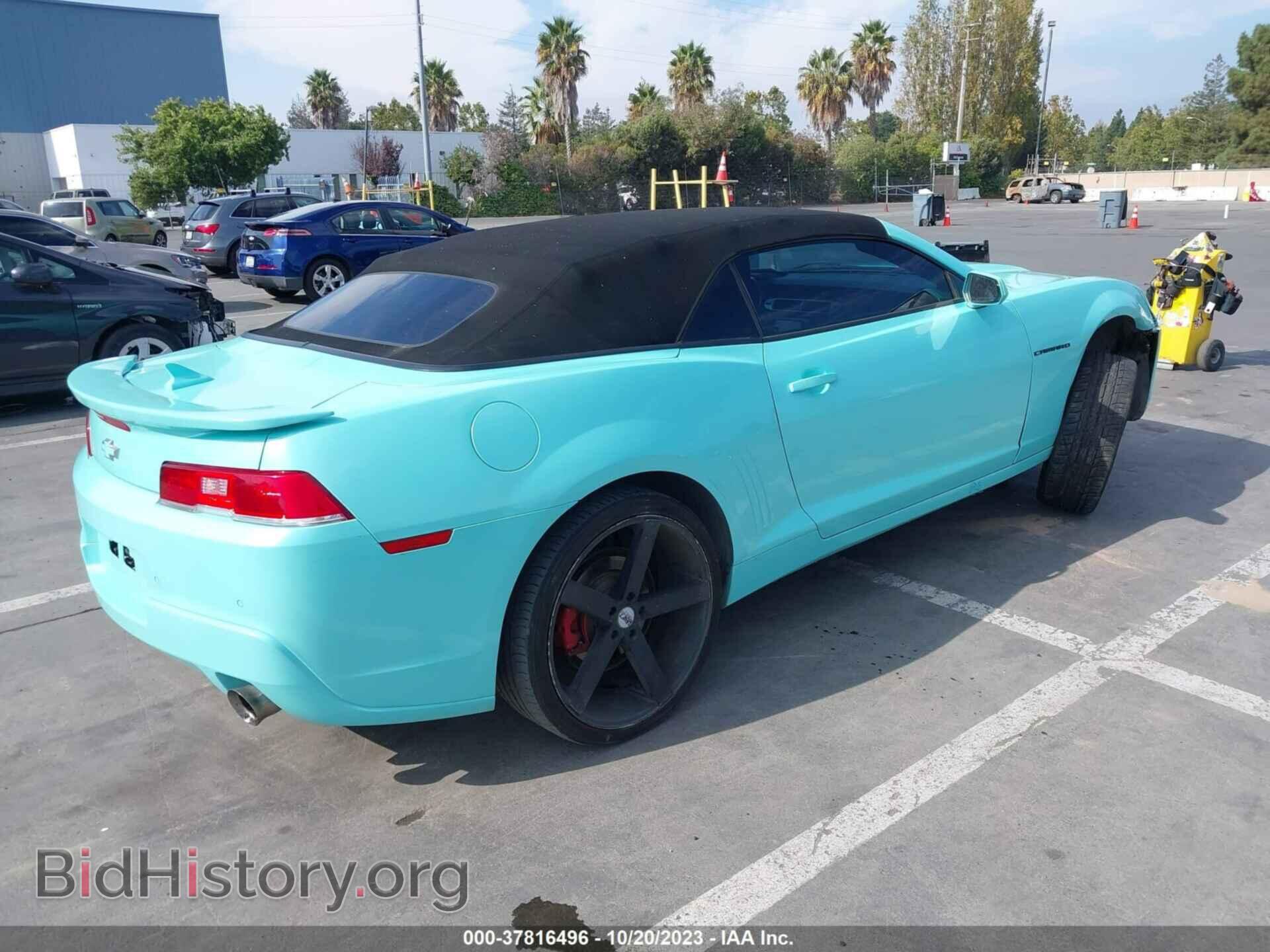 2014 CHEVROLET CAMARO - VIN: 2G1FB3D39E9271431 - Фото 4