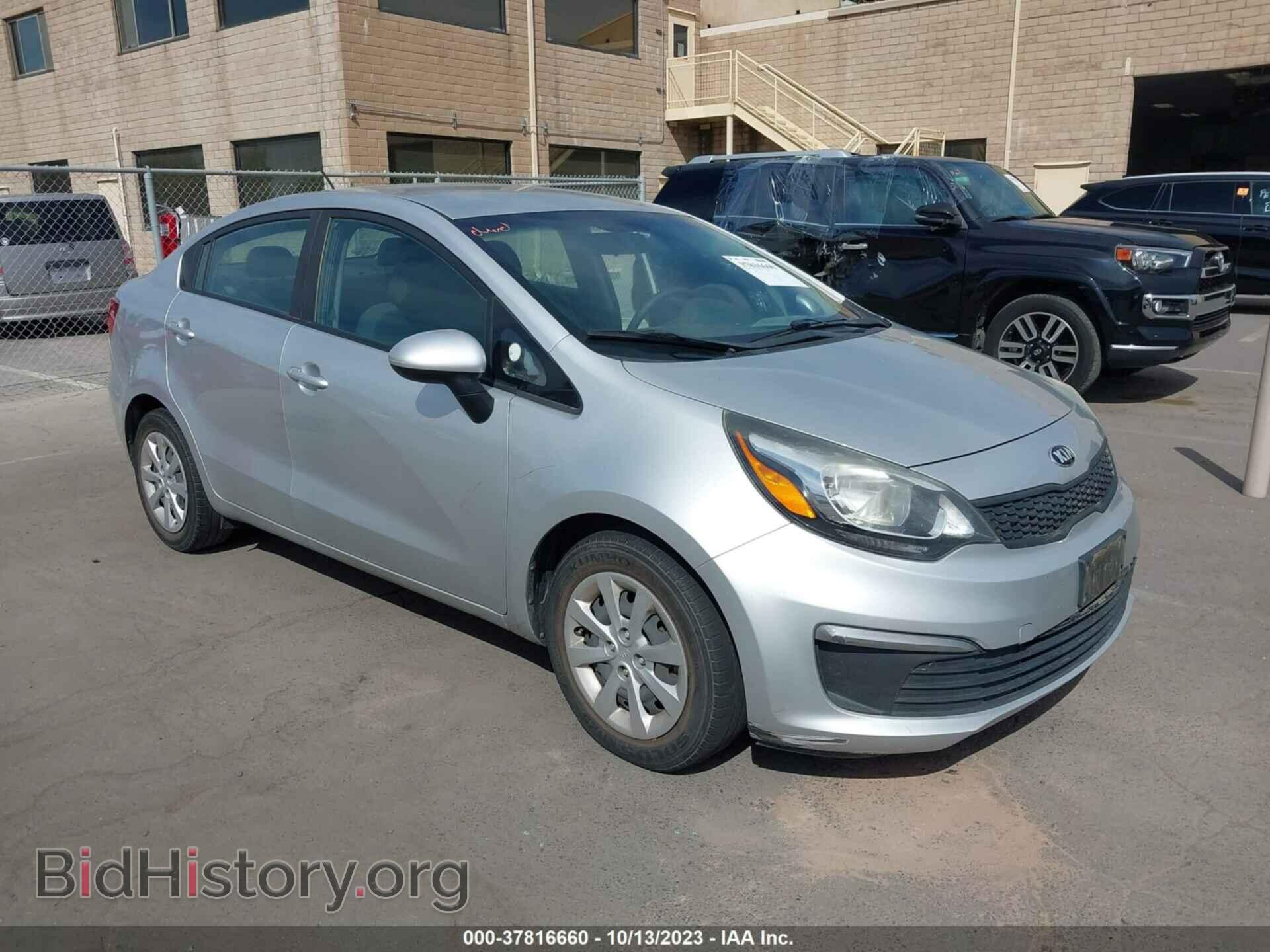 Фотография KNADM4A3XG6669516 - KIA RIO 2016