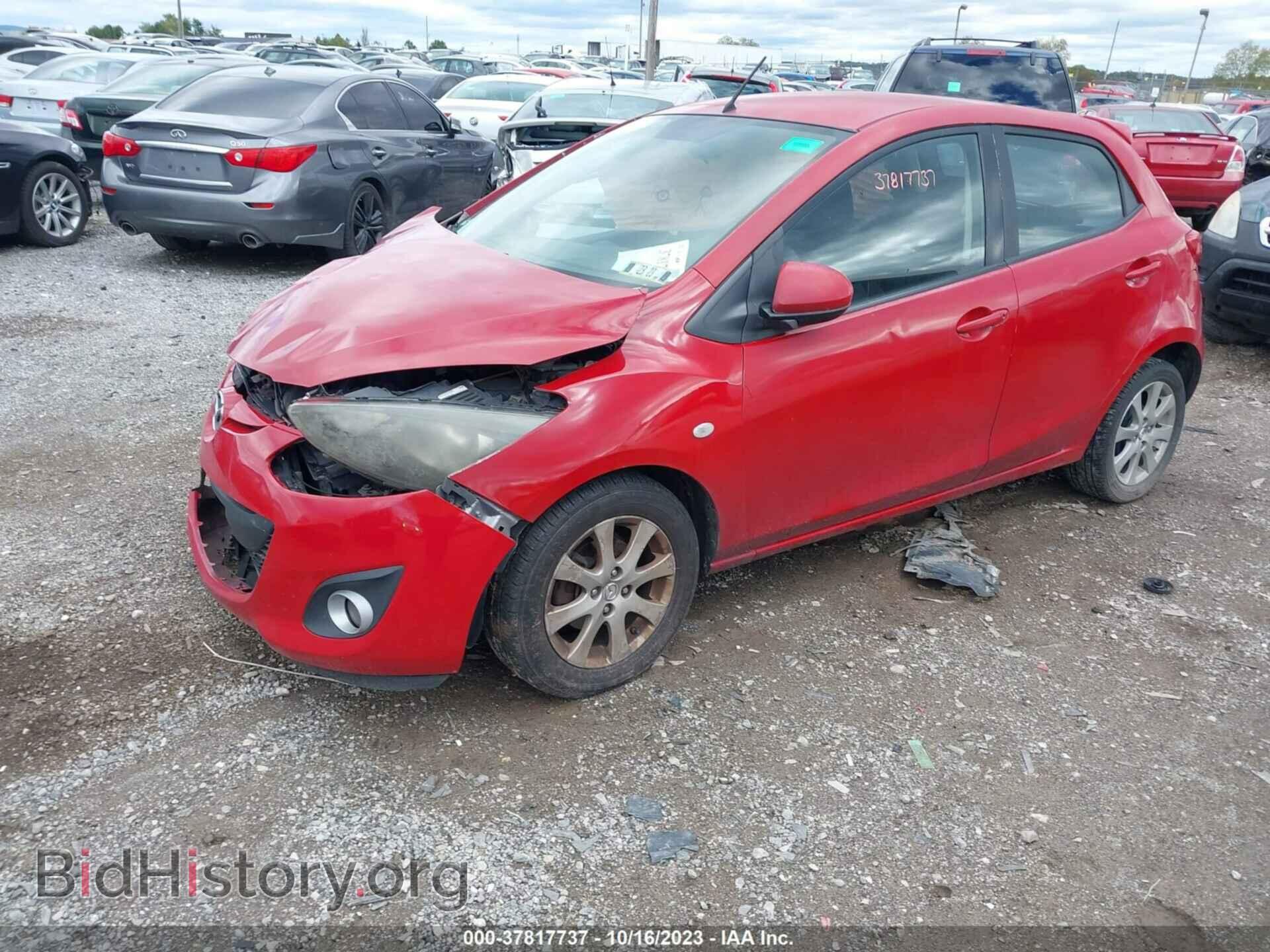 2012 MAZDA MAZDA2 - VIN: JM1DE1LY9C0137498 - Фото 2