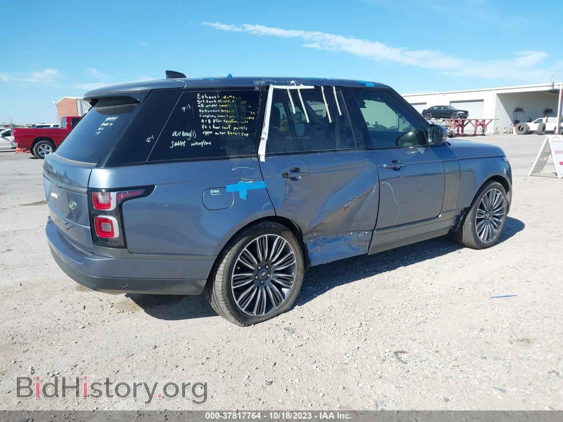 2022 LAND ROVER RANGE ROVER - VIN: SALGS2SE2NA472109 - Фото 4
