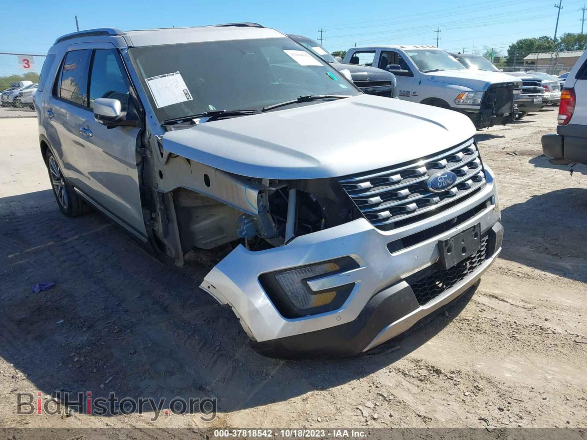 Фотография 1FM5K7F88HGC38246 - FORD EXPLORER 2017