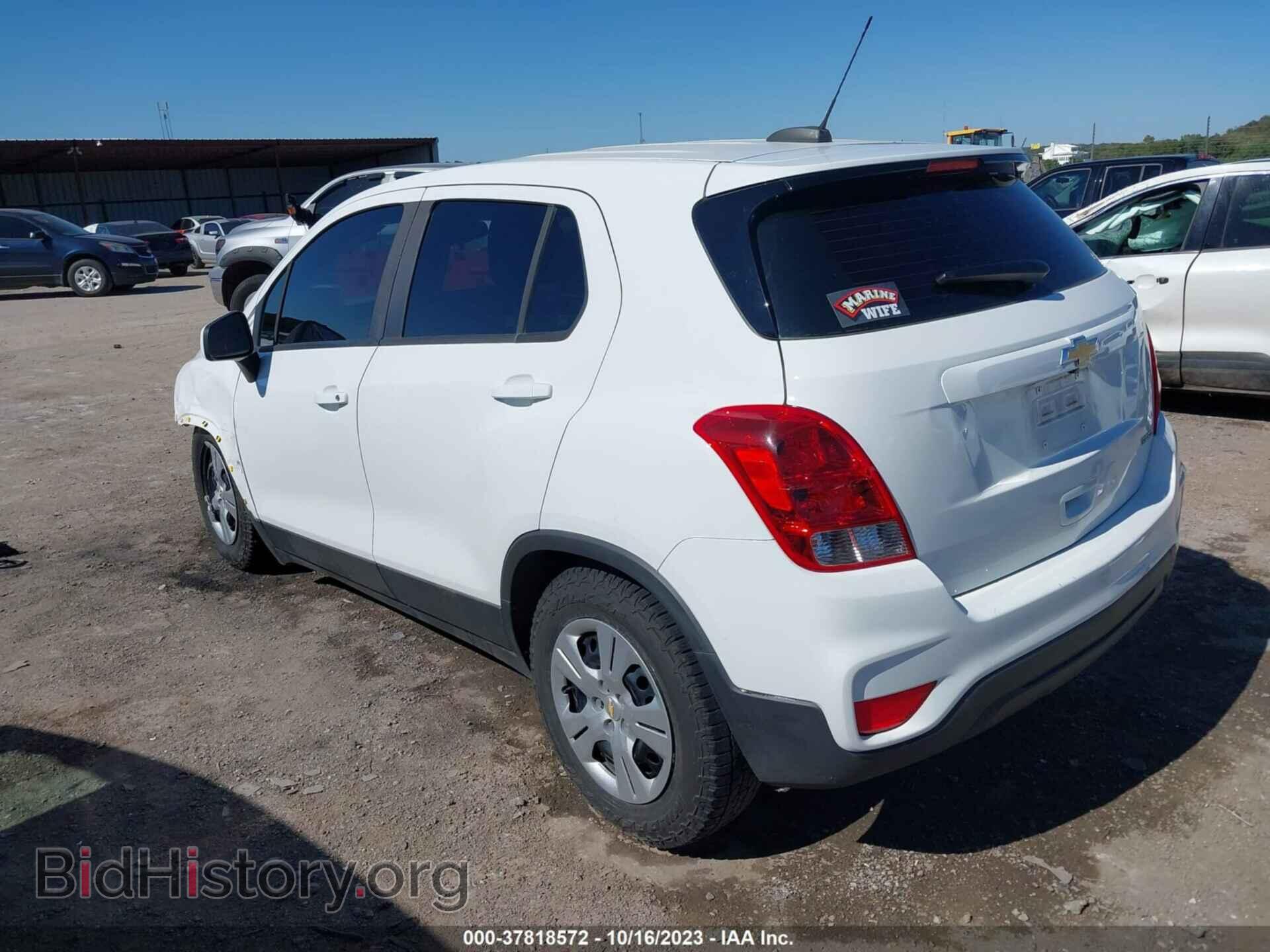 2017 CHEVROLET TRAX - VIN: KL7CJKSB8HB091102 - Фото 3