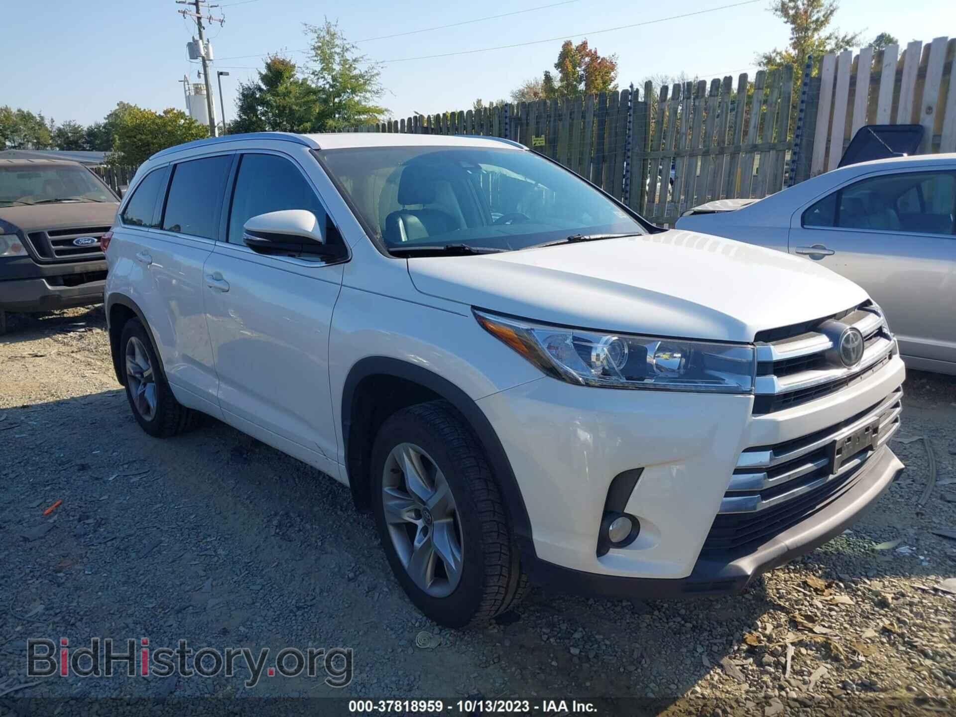 Photo 5TDDZRFH2HS453876 - TOYOTA HIGHLANDER 2017