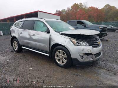 2014 Chevrolet TRAVERSE LT, серебристый — VIN 1GNKVGKD3EJ254961, IAAI