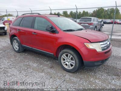 2008 Ford EDGE SE, красный — VIN 2FMDK36C48BA42790, IAAI