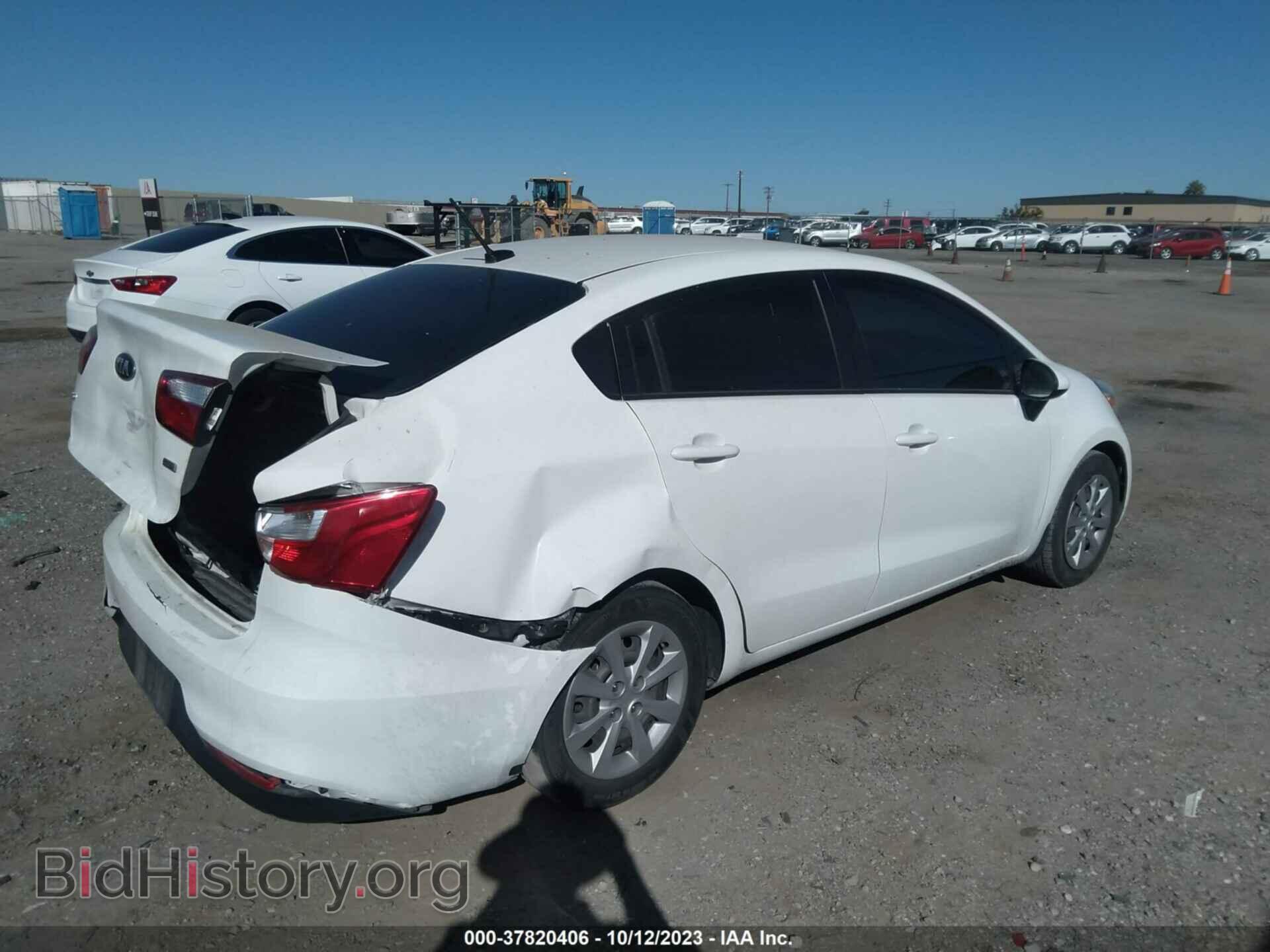 2016 KIA RIO - VIN: KNADM4A33G6633991 - Фото 4