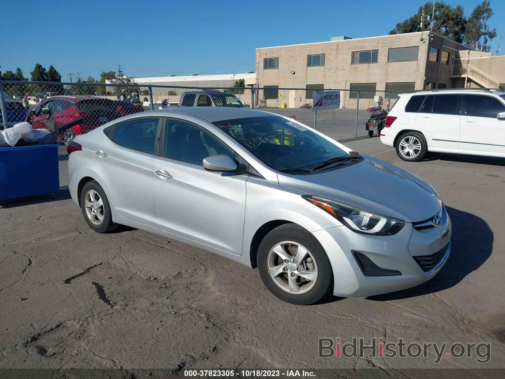 Photo 5NPDH4AEXFH643866 - HYUNDAI ELANTRA 2015