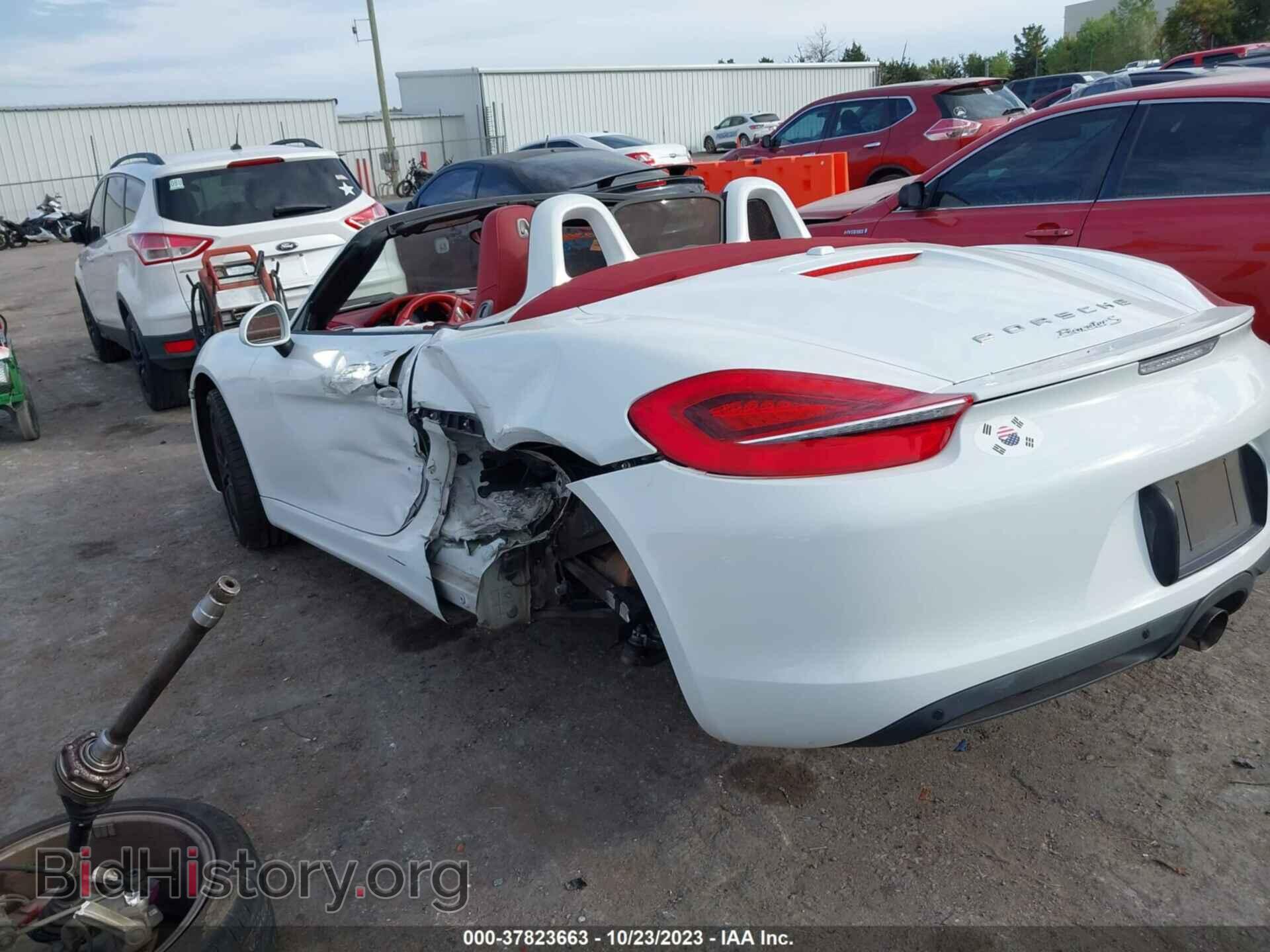 2013 PORSCHE BOXSTER - VIN: WP0CB2A83DS132123 - Фото 3