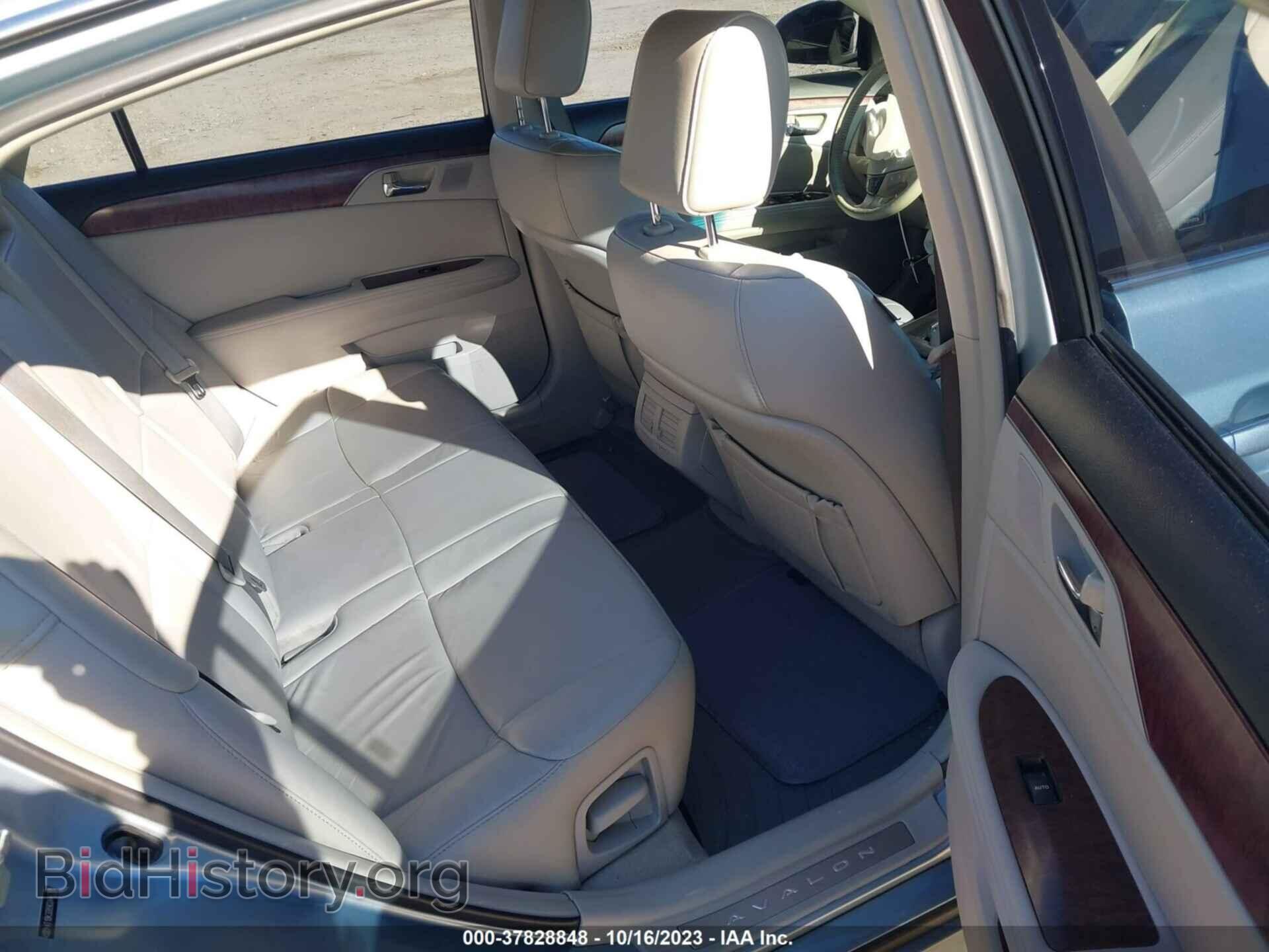 2012 TOYOTA AVALON - VIN: 4T1BK3DB9CU446205 - Фото 8