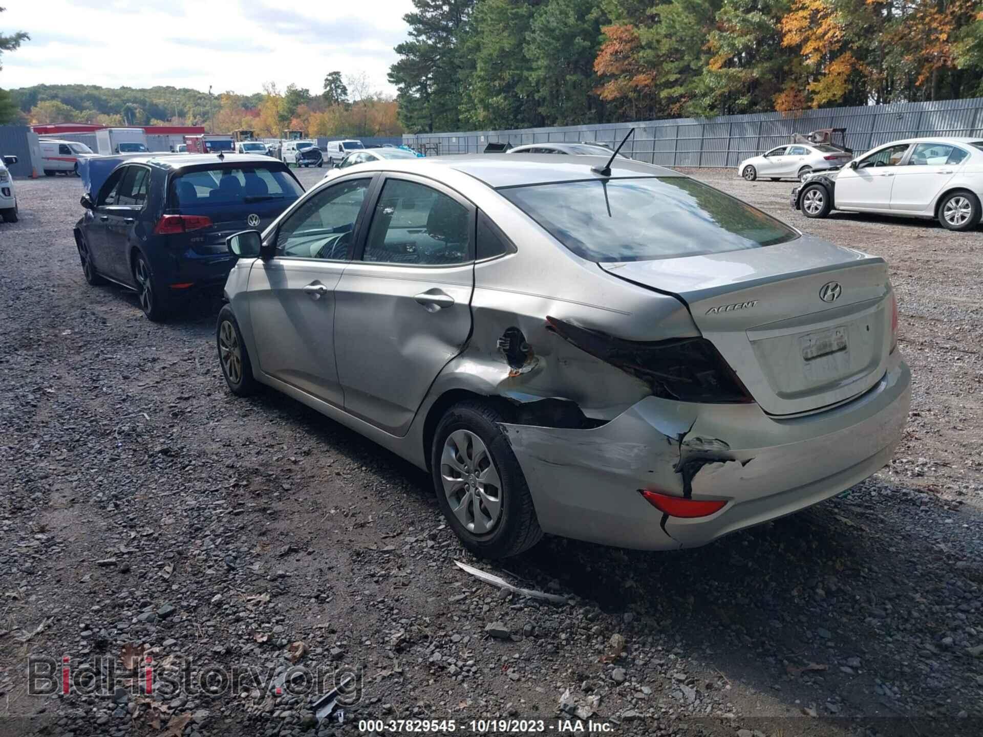 2016 HYUNDAI ACCENT - VIN: KMHCT4AEXGU953173 - Фото 3