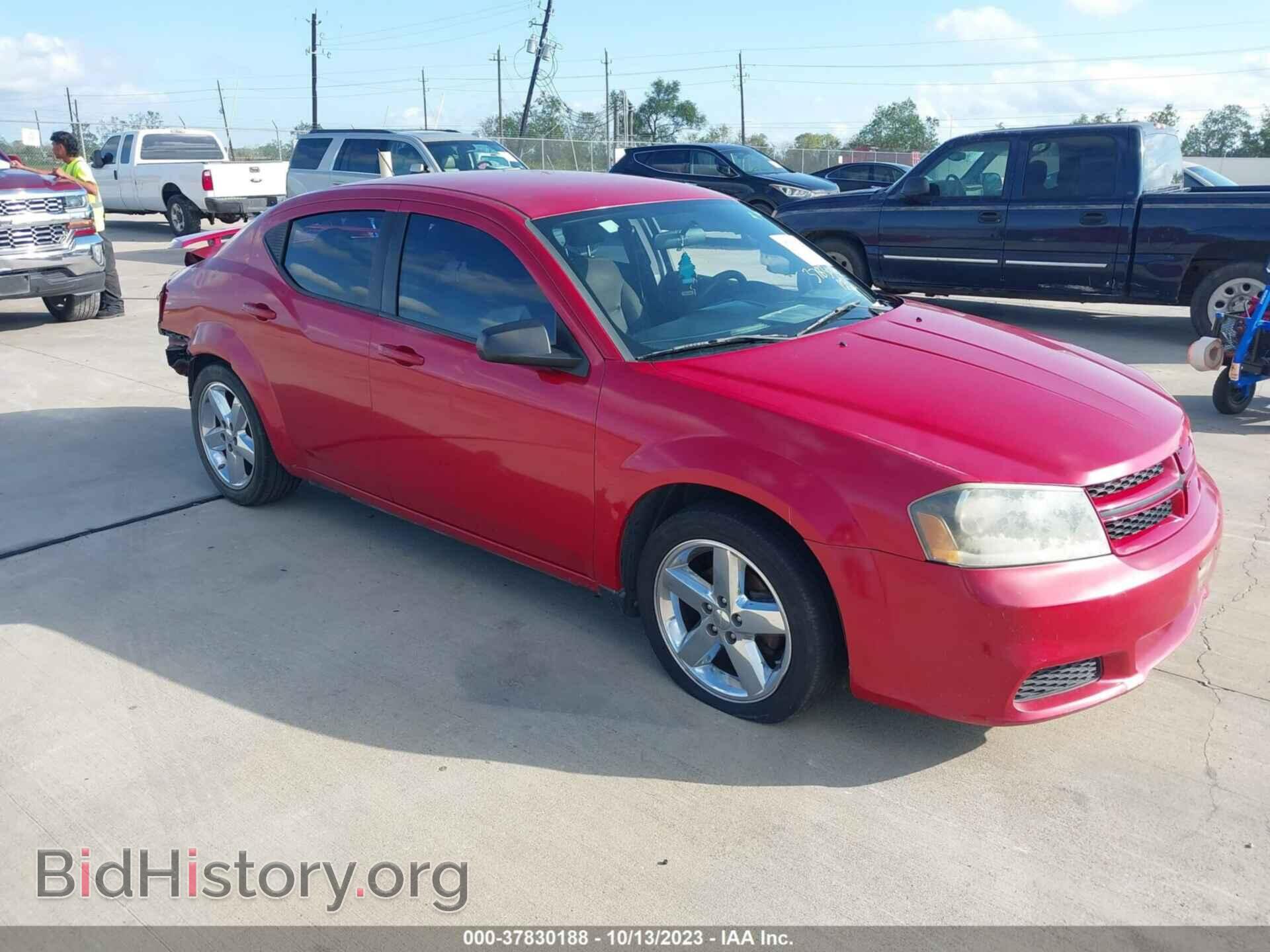 Photo 1C3CDZAB2EN221216 - DODGE AVENGER 2014