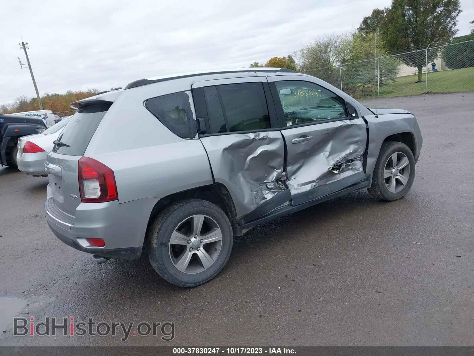 2016 JEEP COMPASS - VIN: 1C4NJDEB1GD730233 - Фото 4