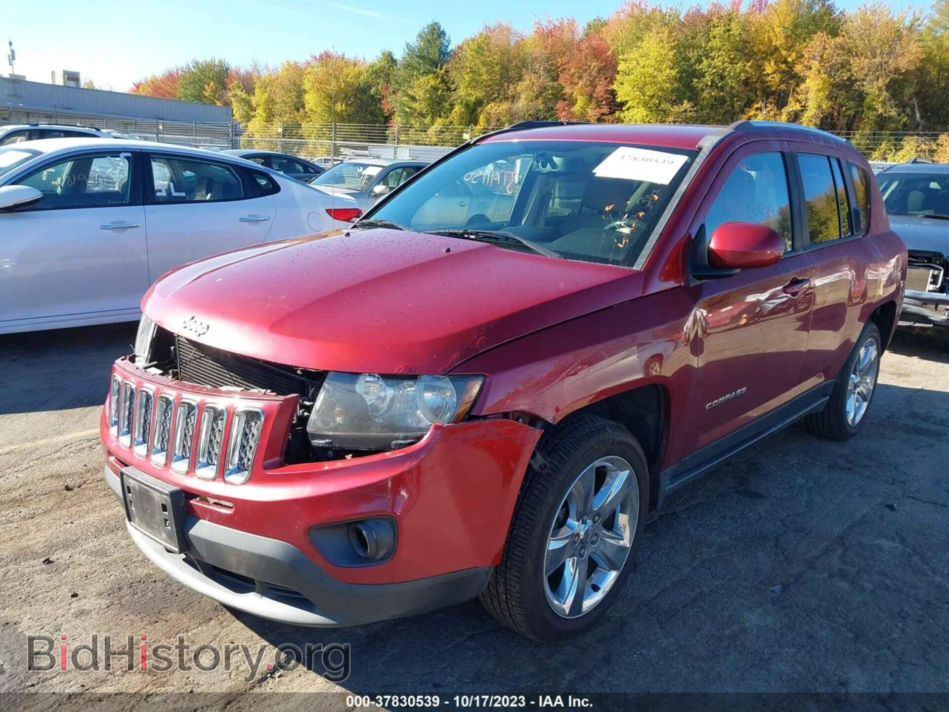 2014 JEEP COMPASS - VIN: 1C4NJDEB1ED788209 - Фото 2