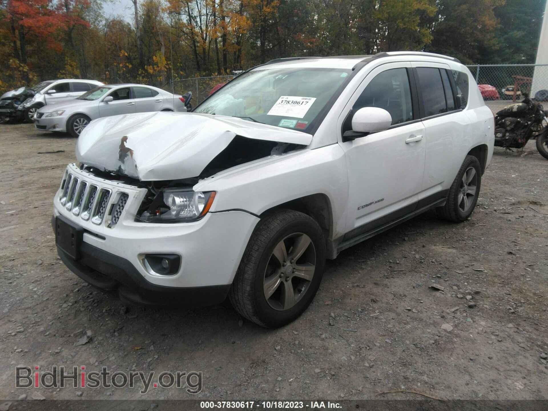 2016 JEEP COMPASS - VIN: 1C4NJDEB1GD708149 - Фото 2