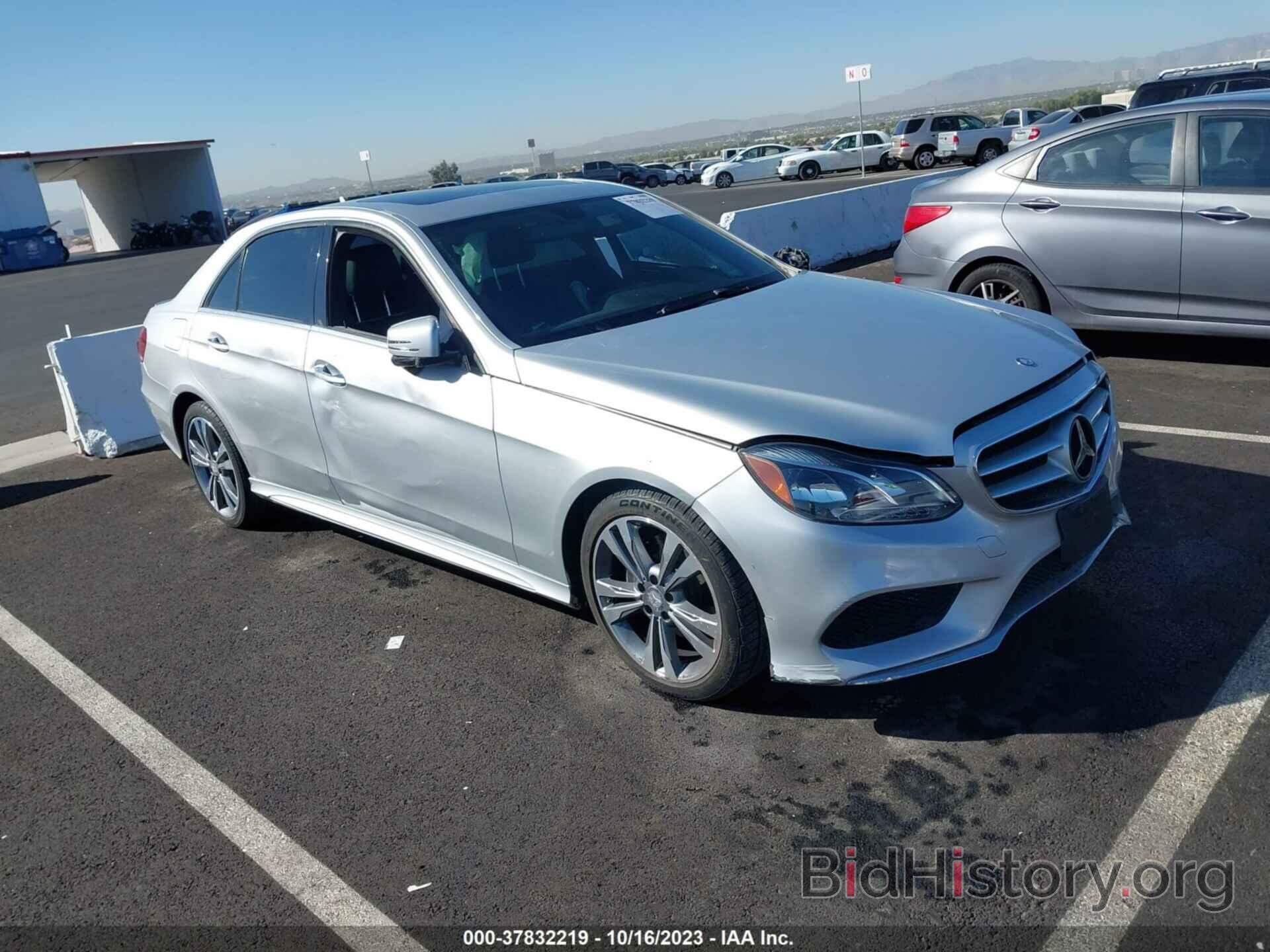 Photo WDDHF5KB4GB247863 - MERCEDES-BENZ E-CLASS 2016