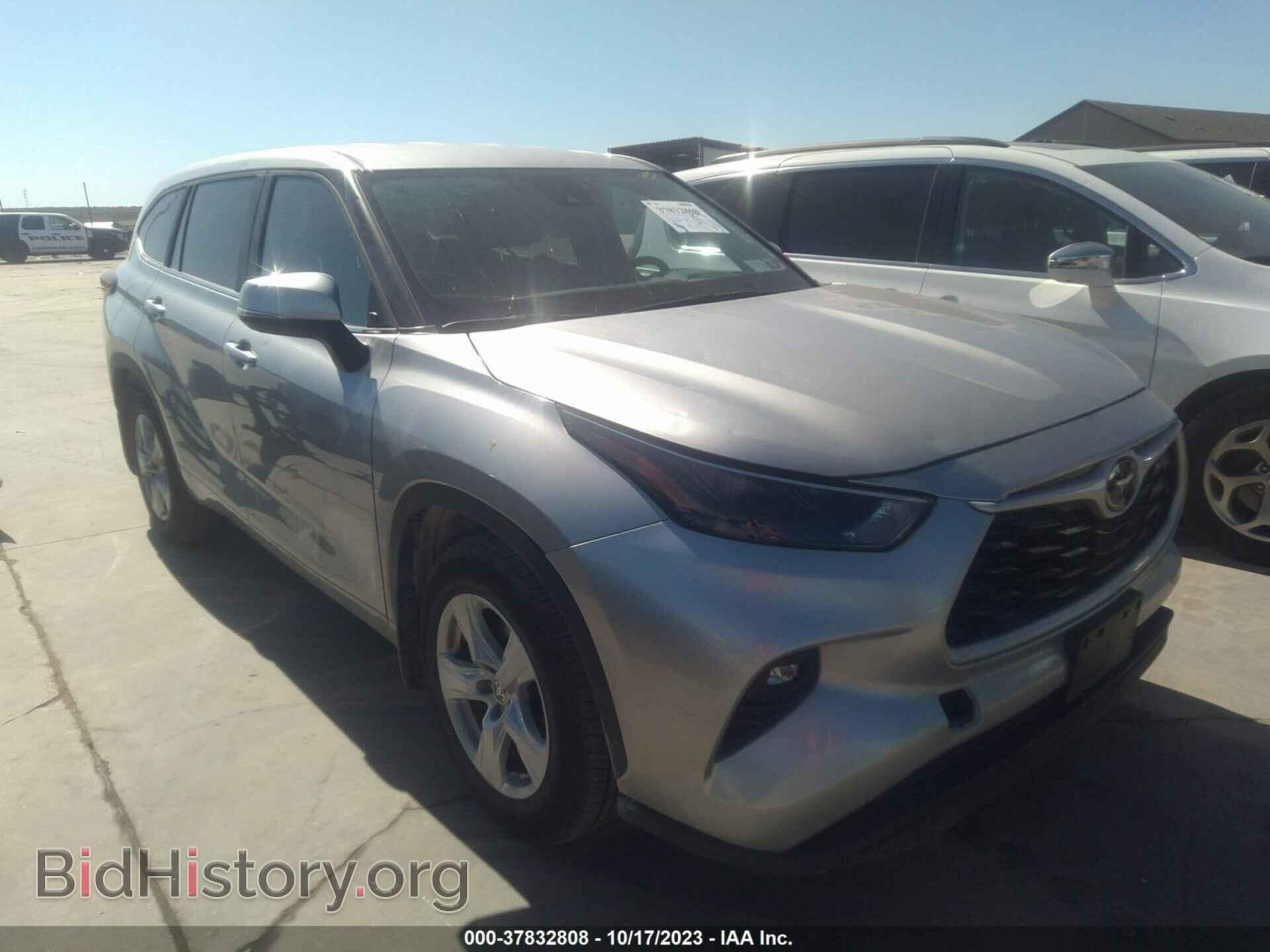 Photo 5TDKDRBH0PS027016 - TOYOTA HIGHLANDER 2023