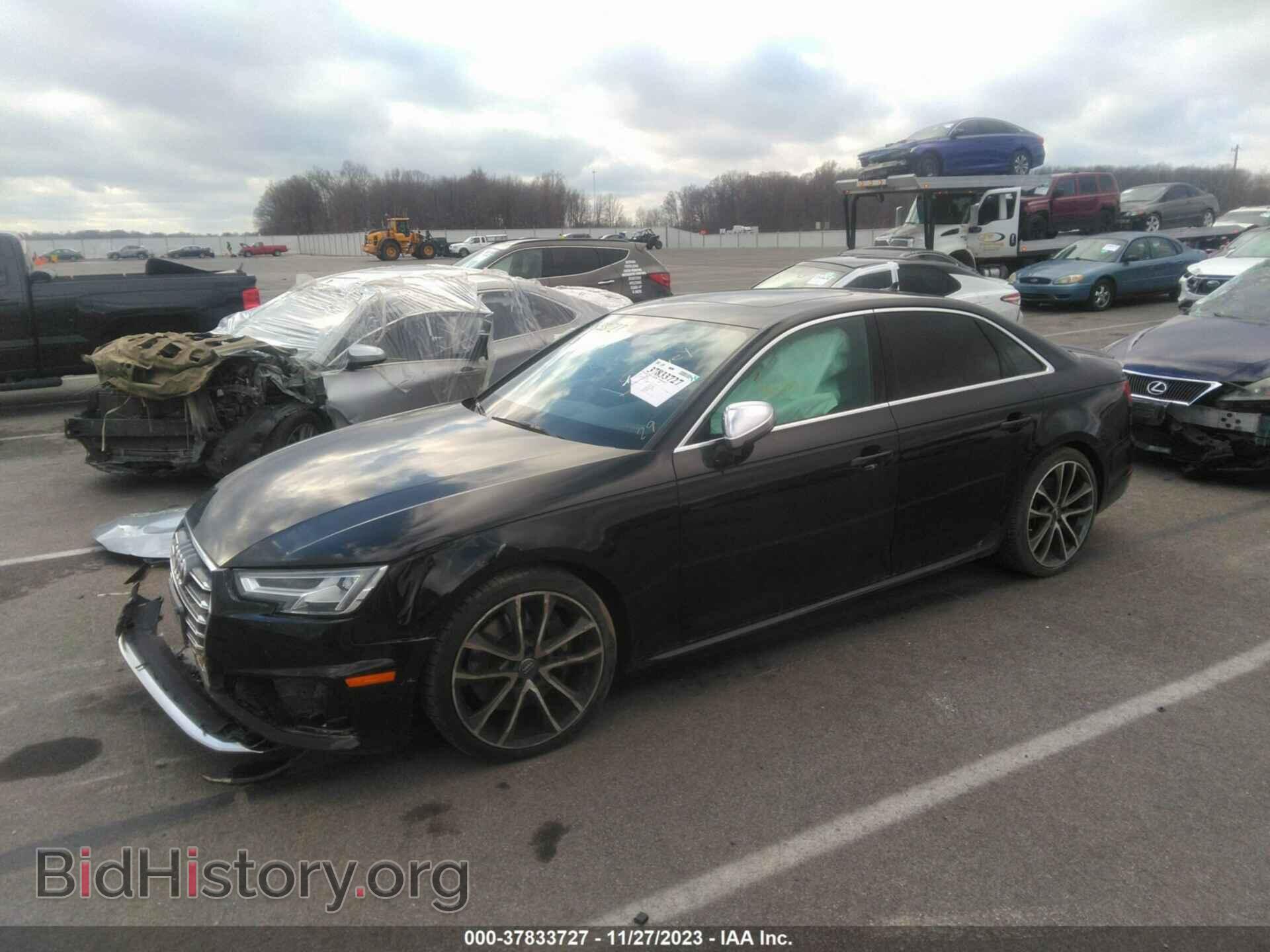 2019 AUDI S4 - VIN: WAUB4AF46KA052949 - Фото 2