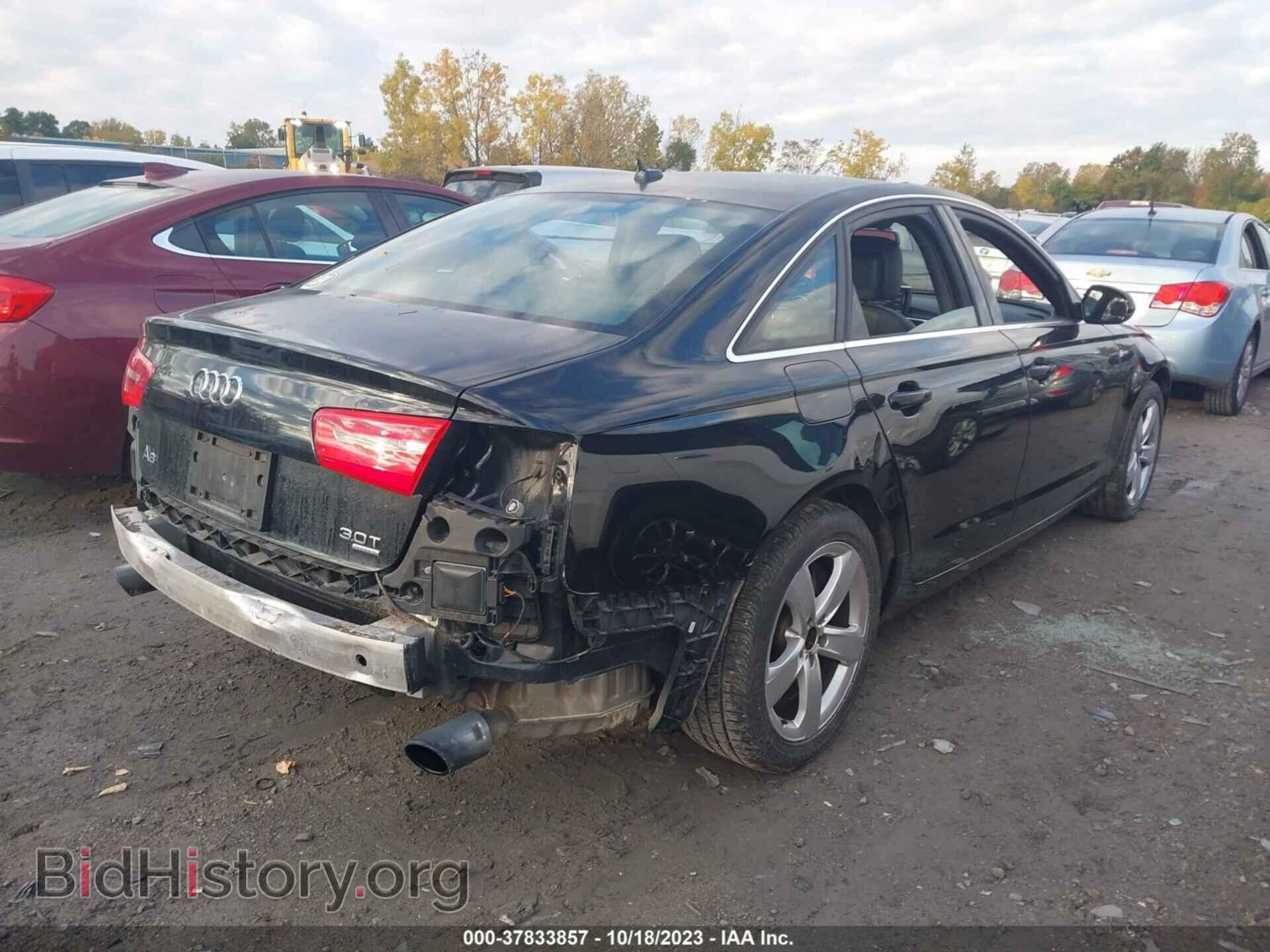 2012 AUDI A6 - VIN: WAUGGAFC3CN162047 - Фото 4
