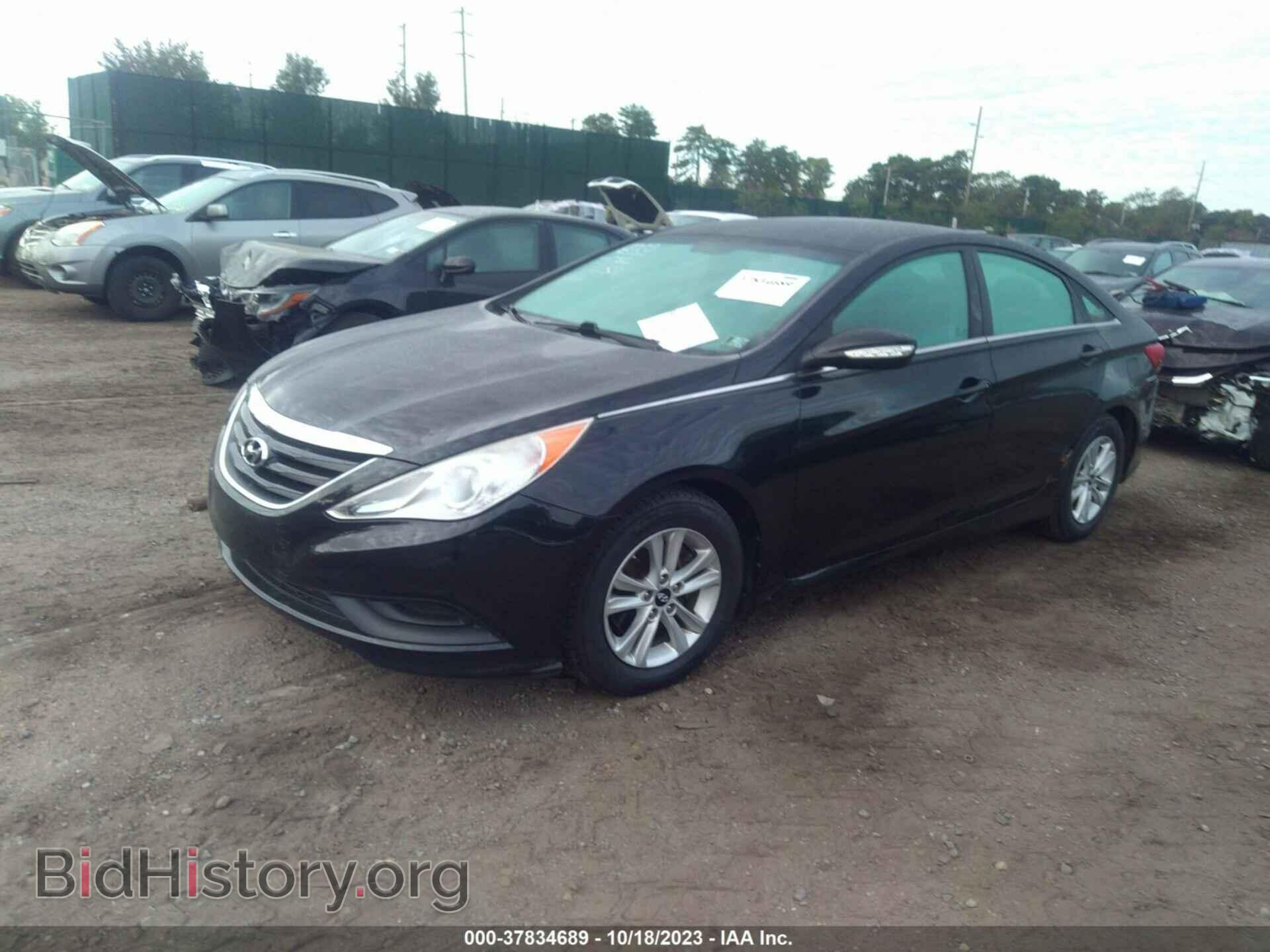 2014 HYUNDAI SONATA - VIN: 5NPEB4AC2EH827329 - Фото 2