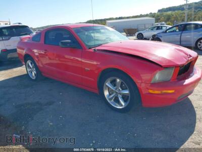 2006 Ford MUSTANG GT Deluxe, red — VIN 1ZVHT82H165191254, IAAI