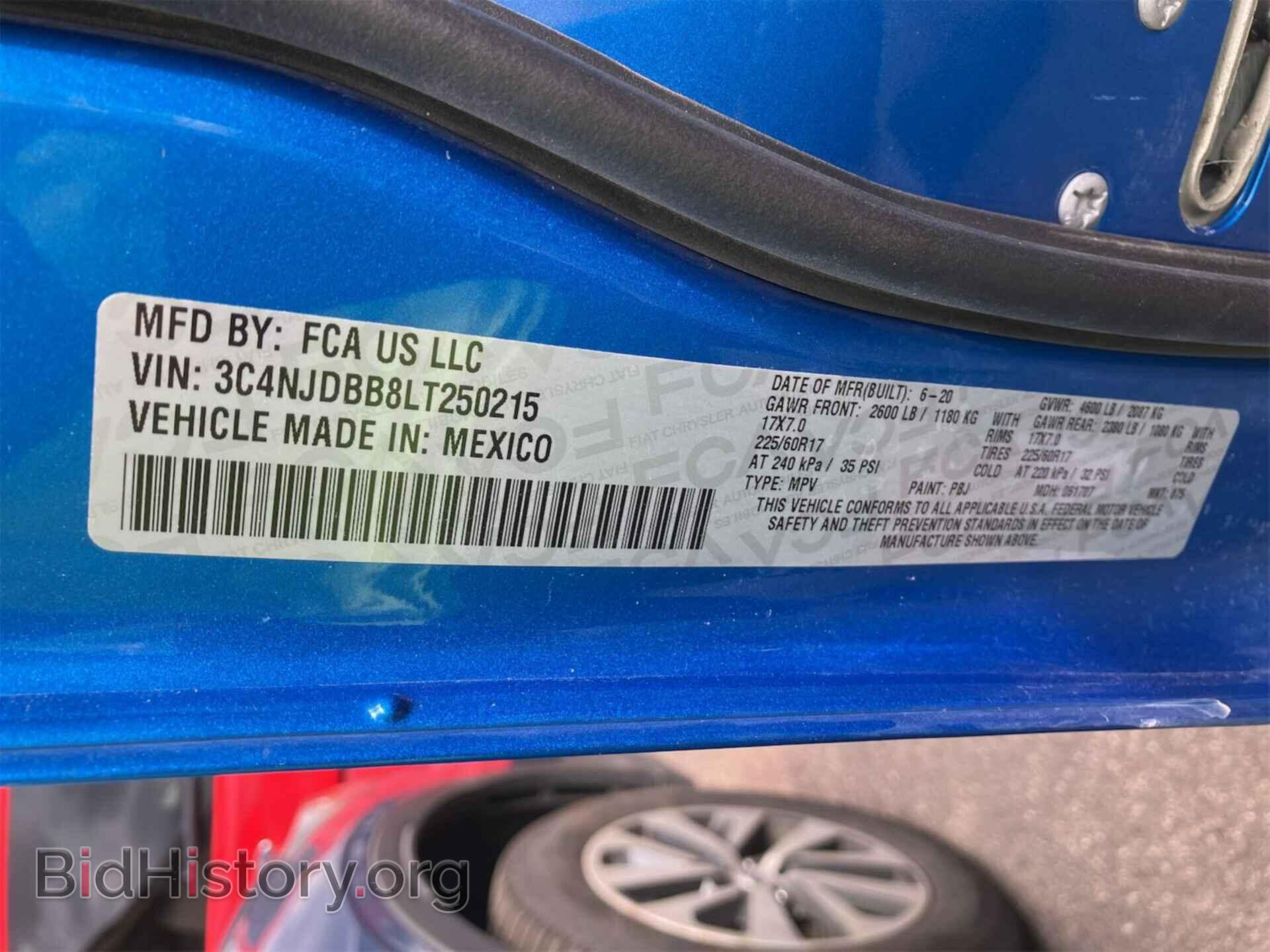 2020 JEEP COMPASS - VIN: 3C4NJDBB8LT250215 - Фото 19