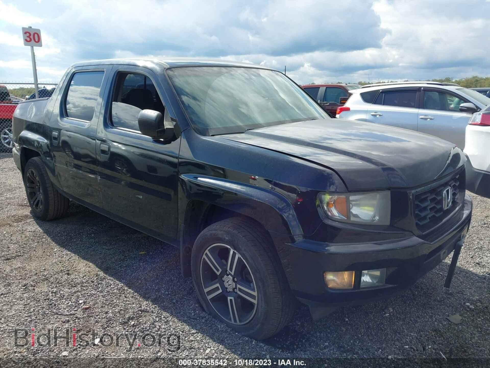 Photo 5FPYK1F79CB455529 - HONDA RIDGELINE 2012