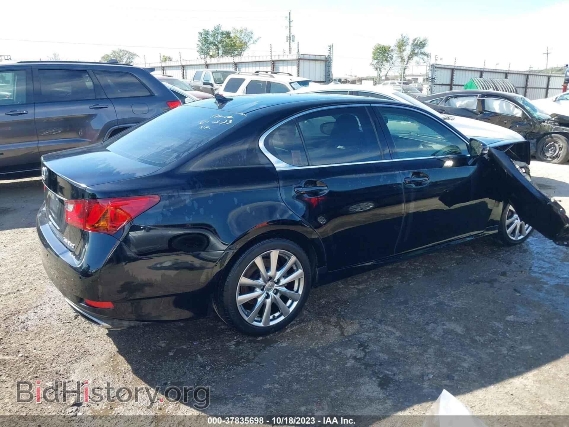 2013 LEXUS GS 350 - VIN: JTHBE1BL4D5018628 - Фото 4