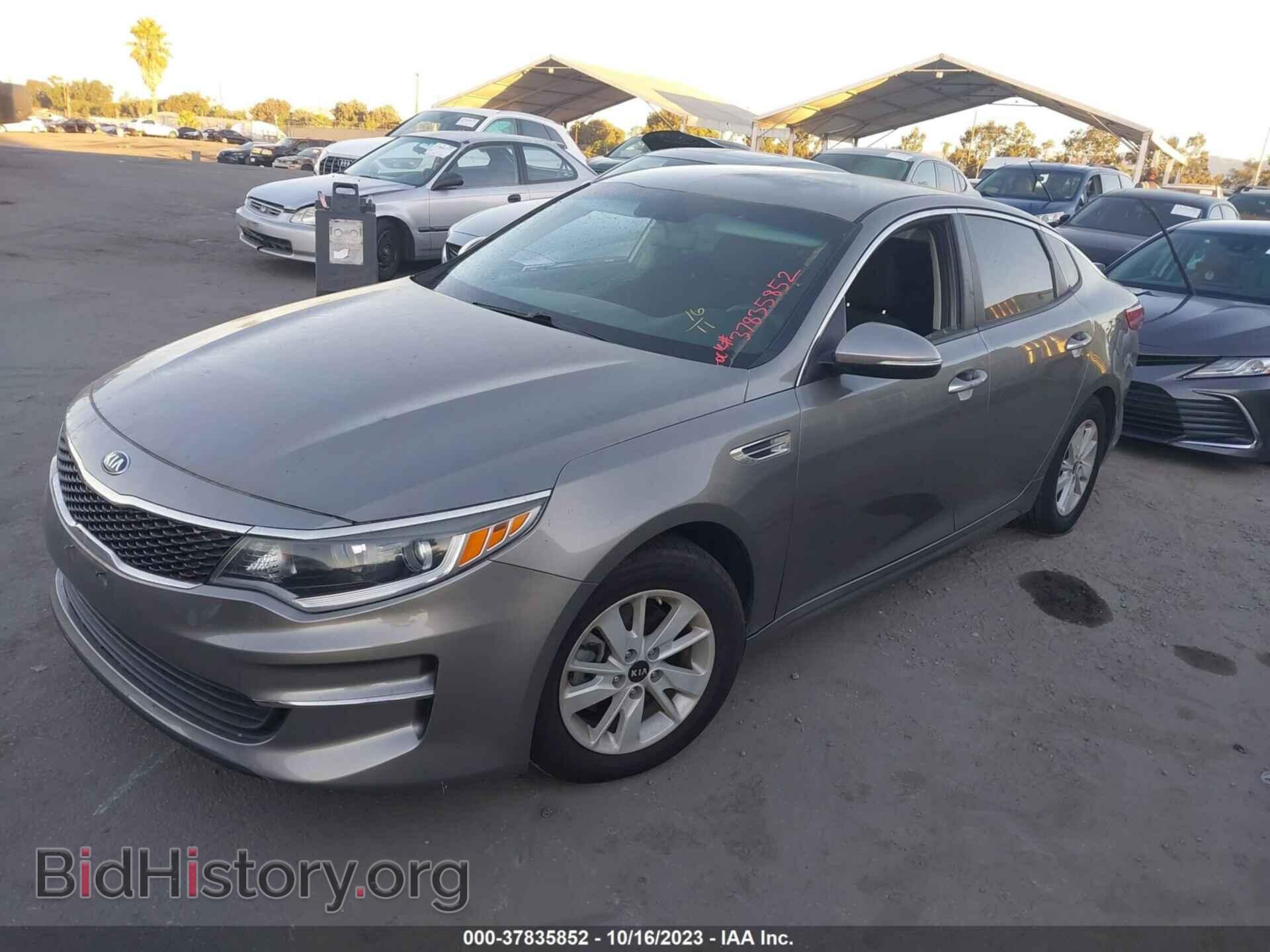 2016 KIA OPTIMA - VIN: 5XXGT4L3XGG082086 - Фото 2