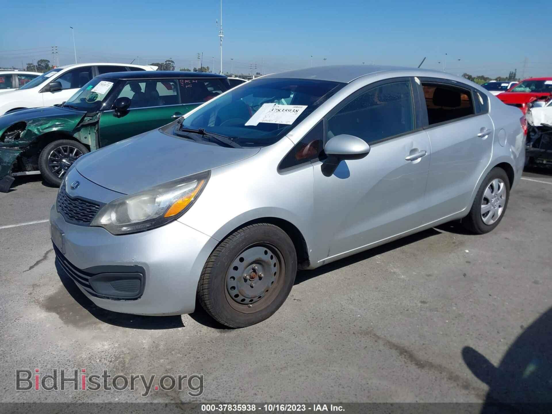 2014 KIA RIO - VIN: KNADM4A31E6398357 - Фото 2