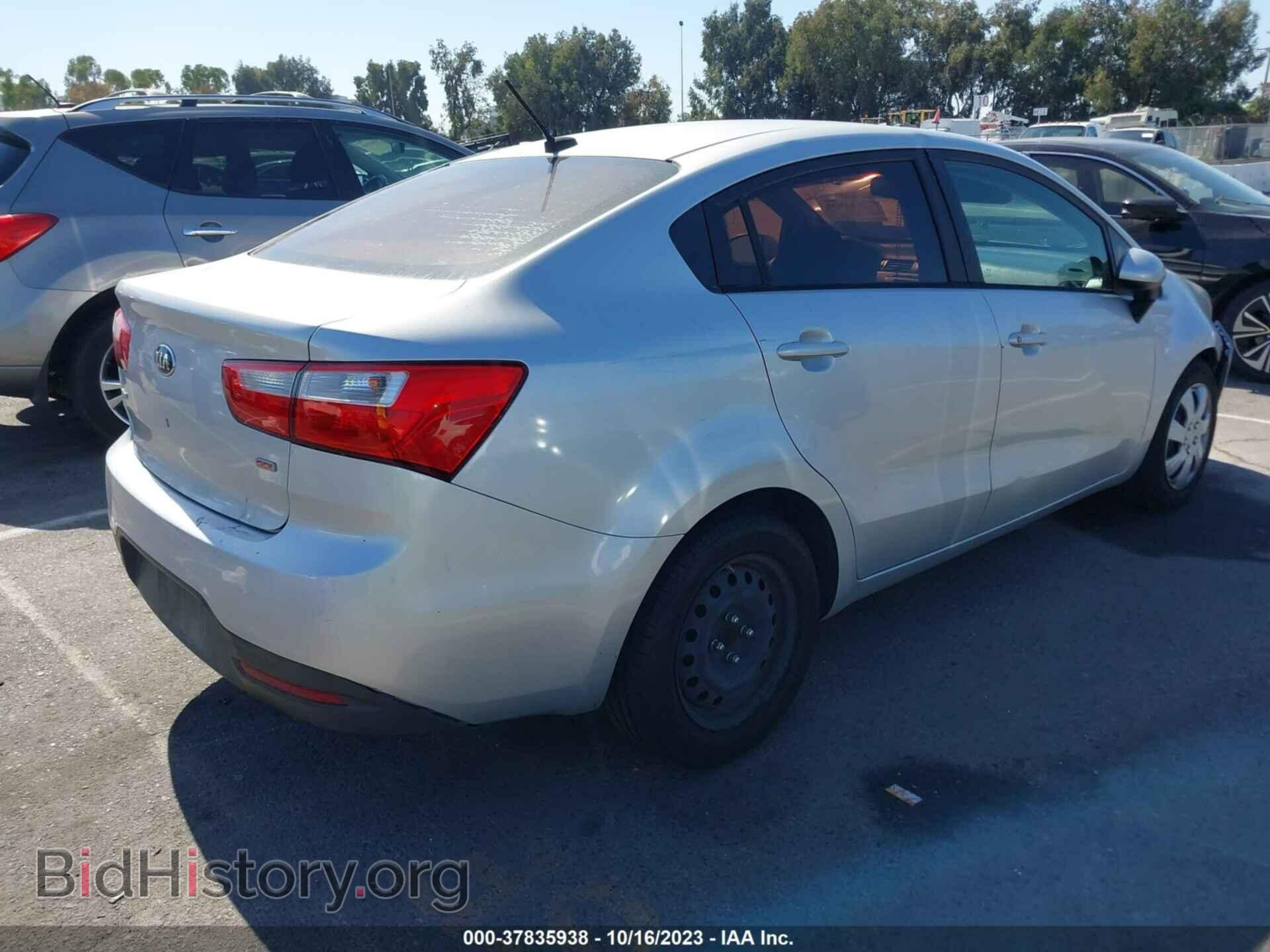2014 KIA RIO - VIN: KNADM4A31E6398357 - Фото 4