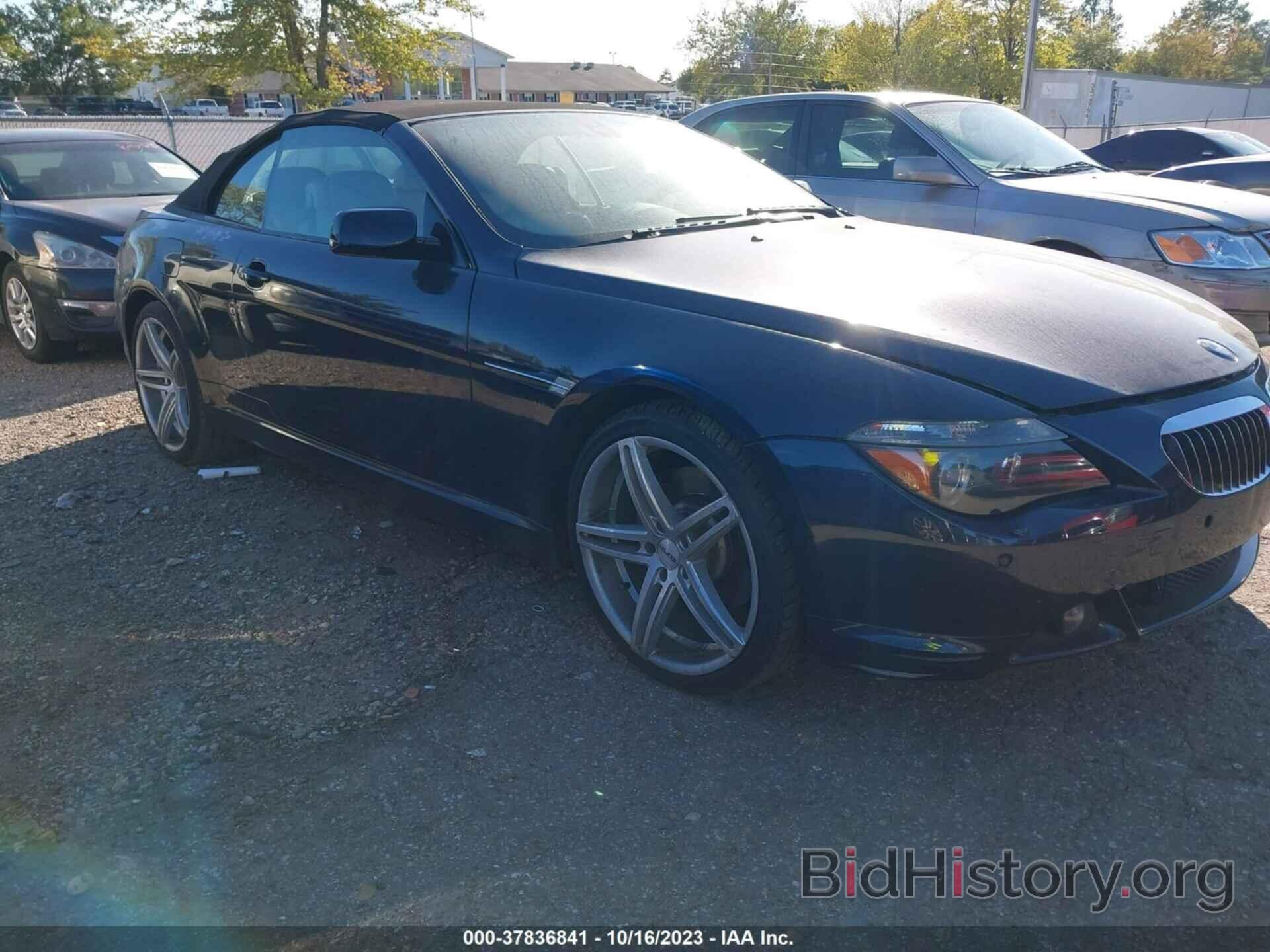 Photo WBAEK134X6CN77322 - BMW 6 SERIES 2006