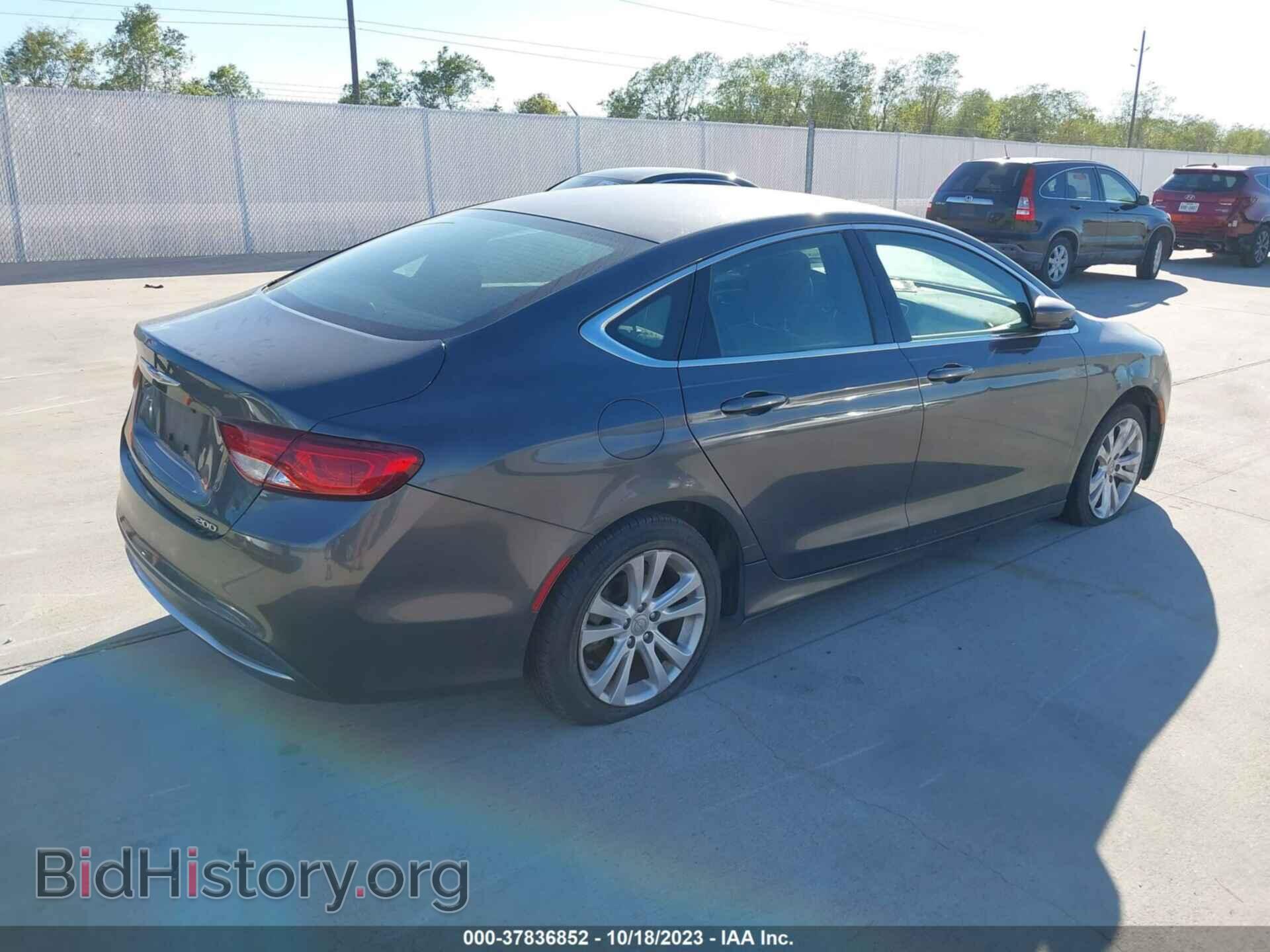 2015 CHRYSLER 200 - VIN: 1C3CCCAB8FN663192 - Фото 4