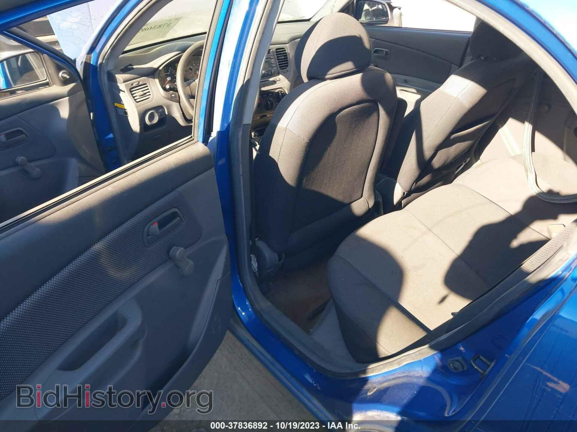 2006 KIA RIO - VIN: KNADE123966090638 - Фото 8