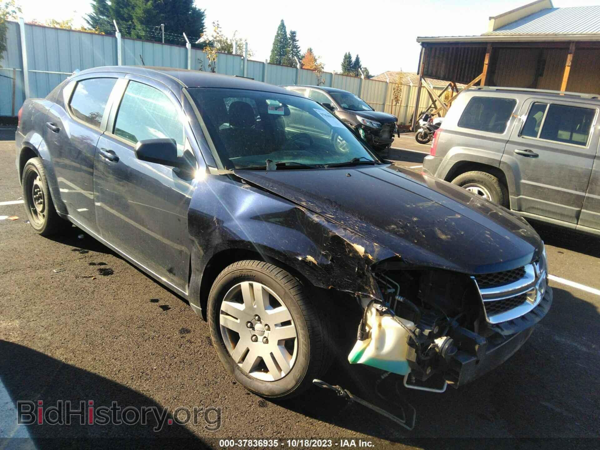 Photo 1C3CDZAB8CN183164 - DODGE AVENGER 2012