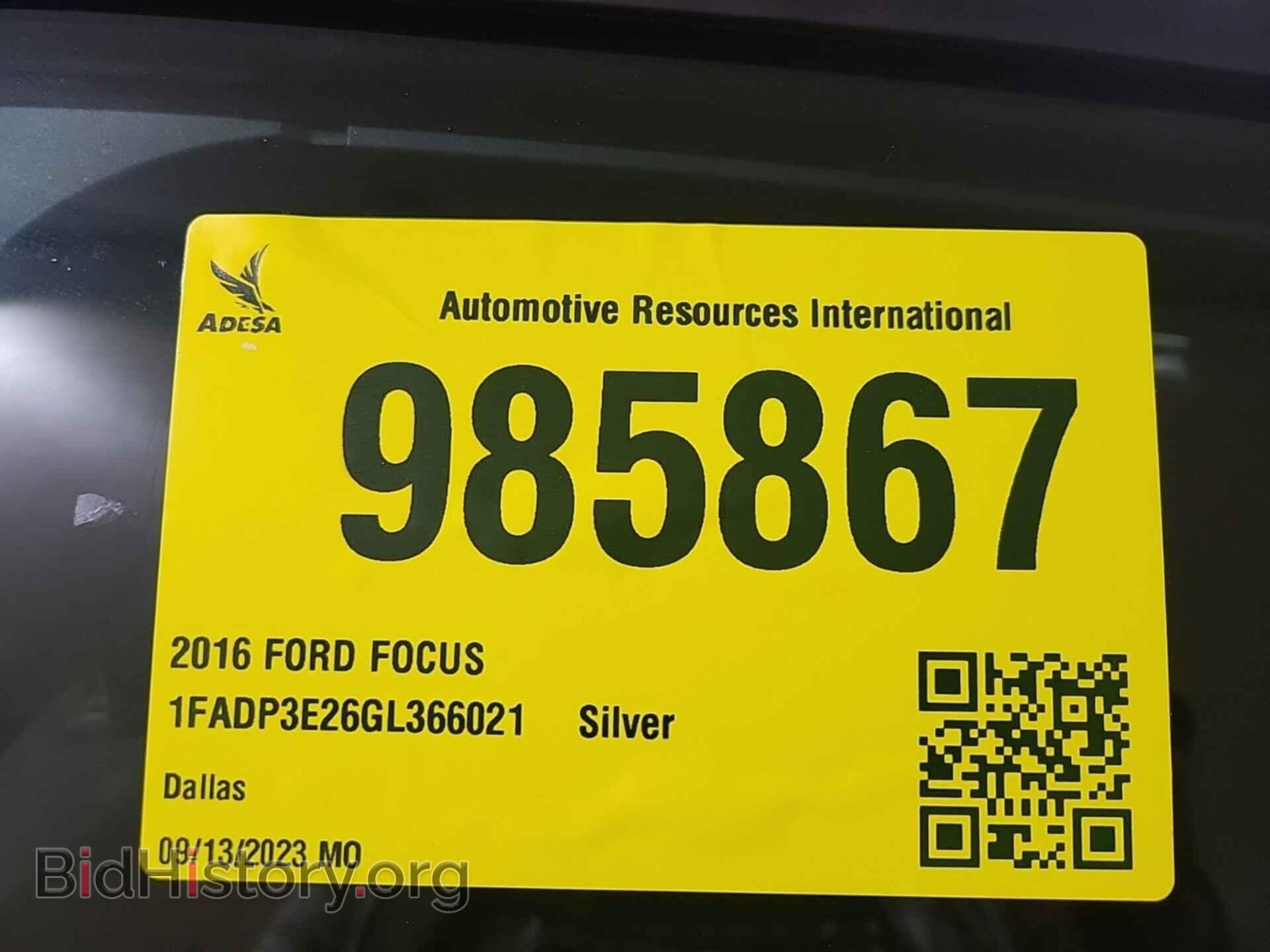 2016 FORD FOCUS - VIN: 1FADP3E26GL366021 - Фото 17