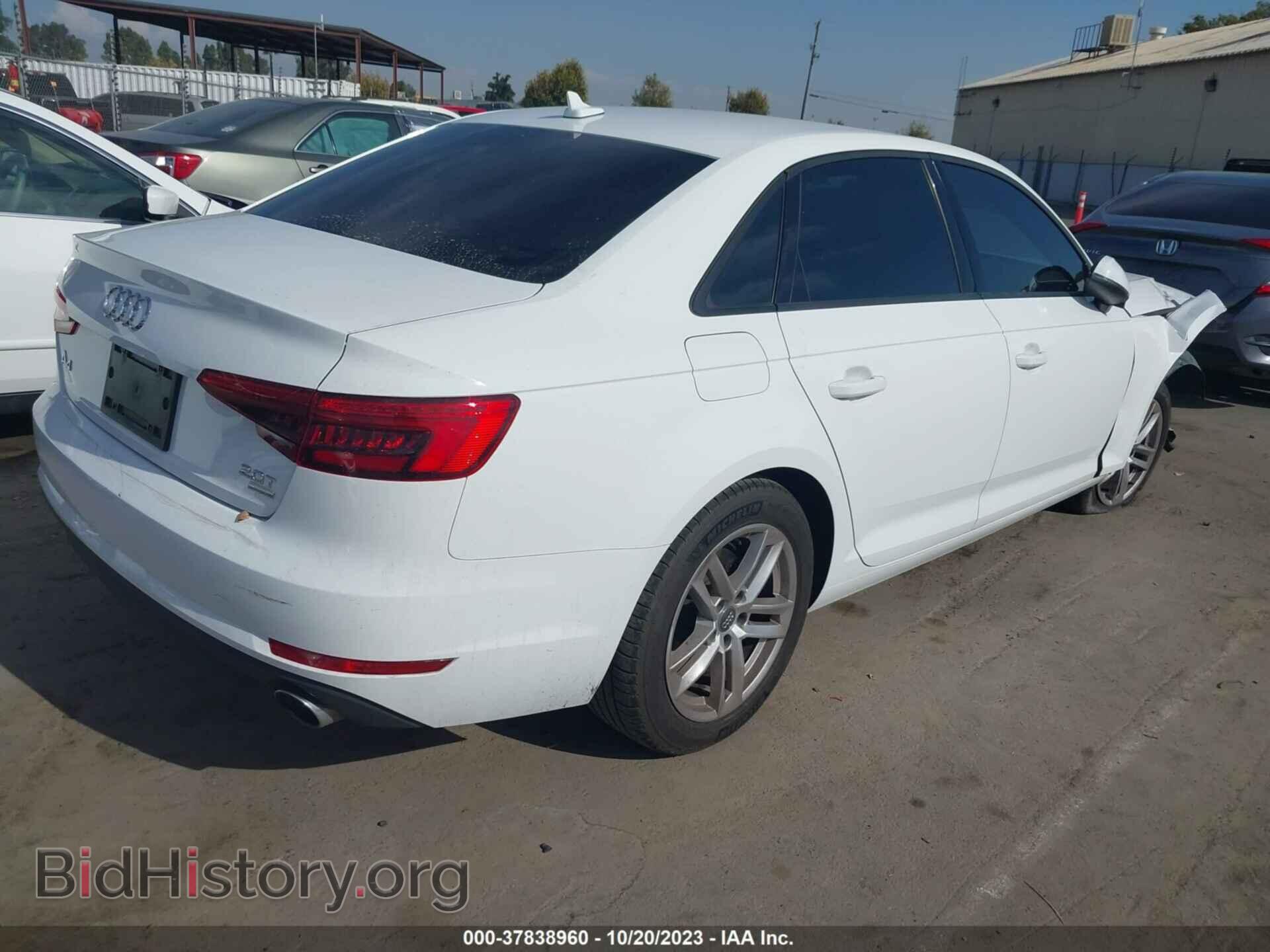 2017 AUDI A4 - VIN: WAUGMAF49HN045355 - Фото 4