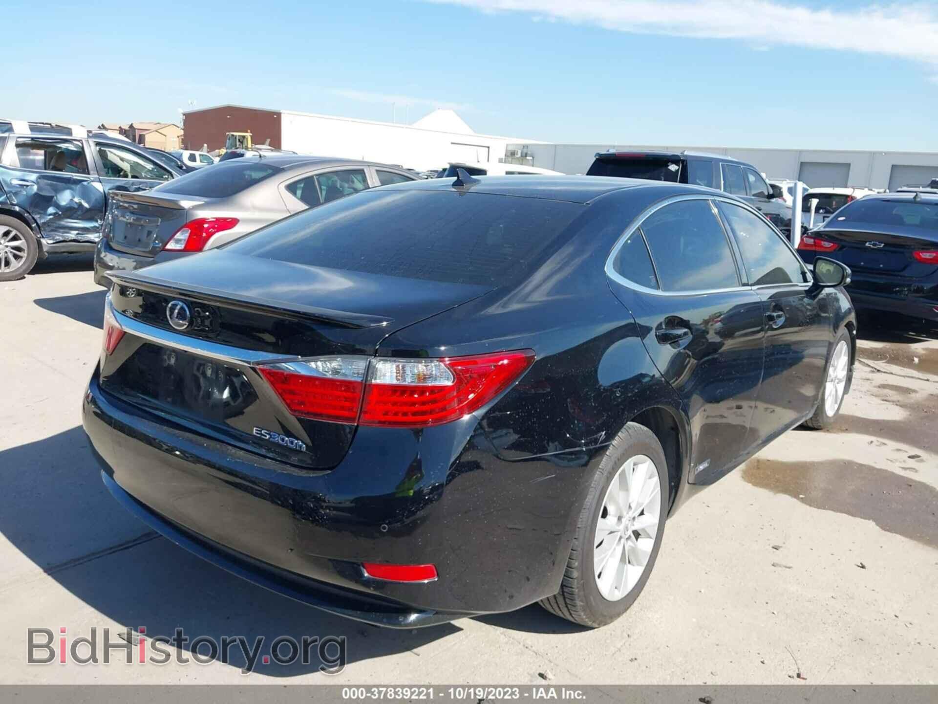 2014 LEXUS ES 300H - VIN: JTHBW1GG4E2047770 - Фото 4