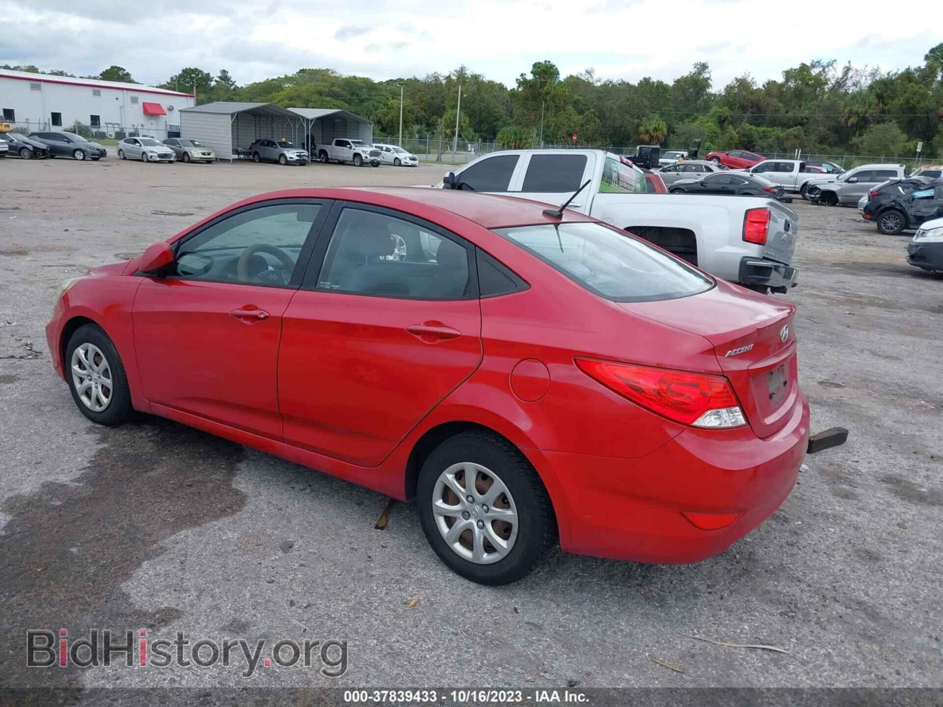 2014 HYUNDAI ACCENT - VIN: KMHCT4AE7EU729792 - Фото 3