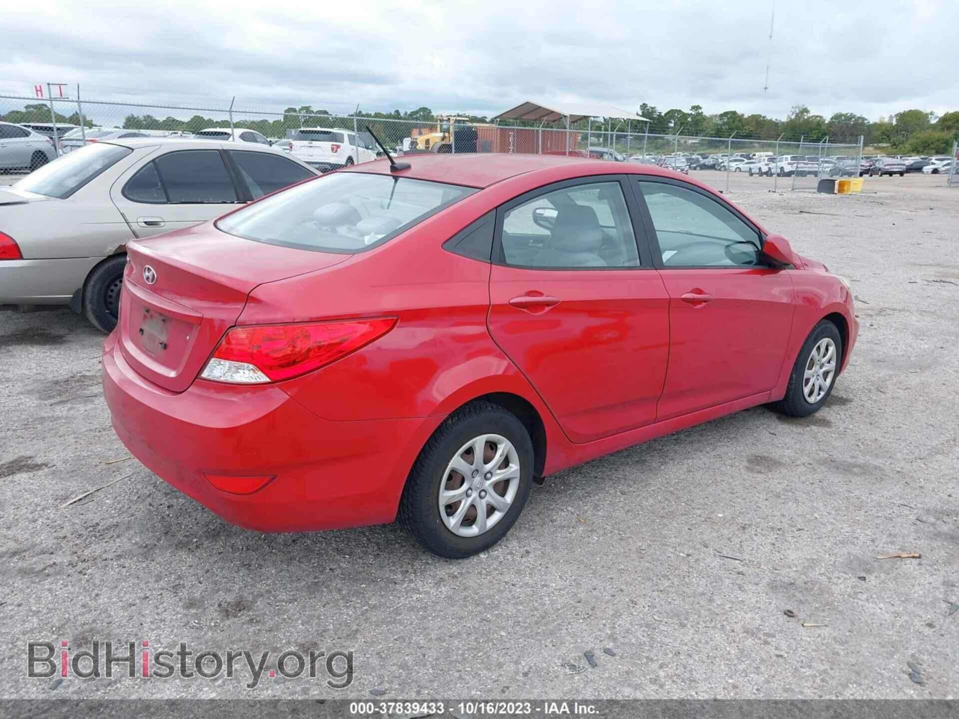 2014 HYUNDAI ACCENT - VIN: KMHCT4AE7EU729792 - Фото 4